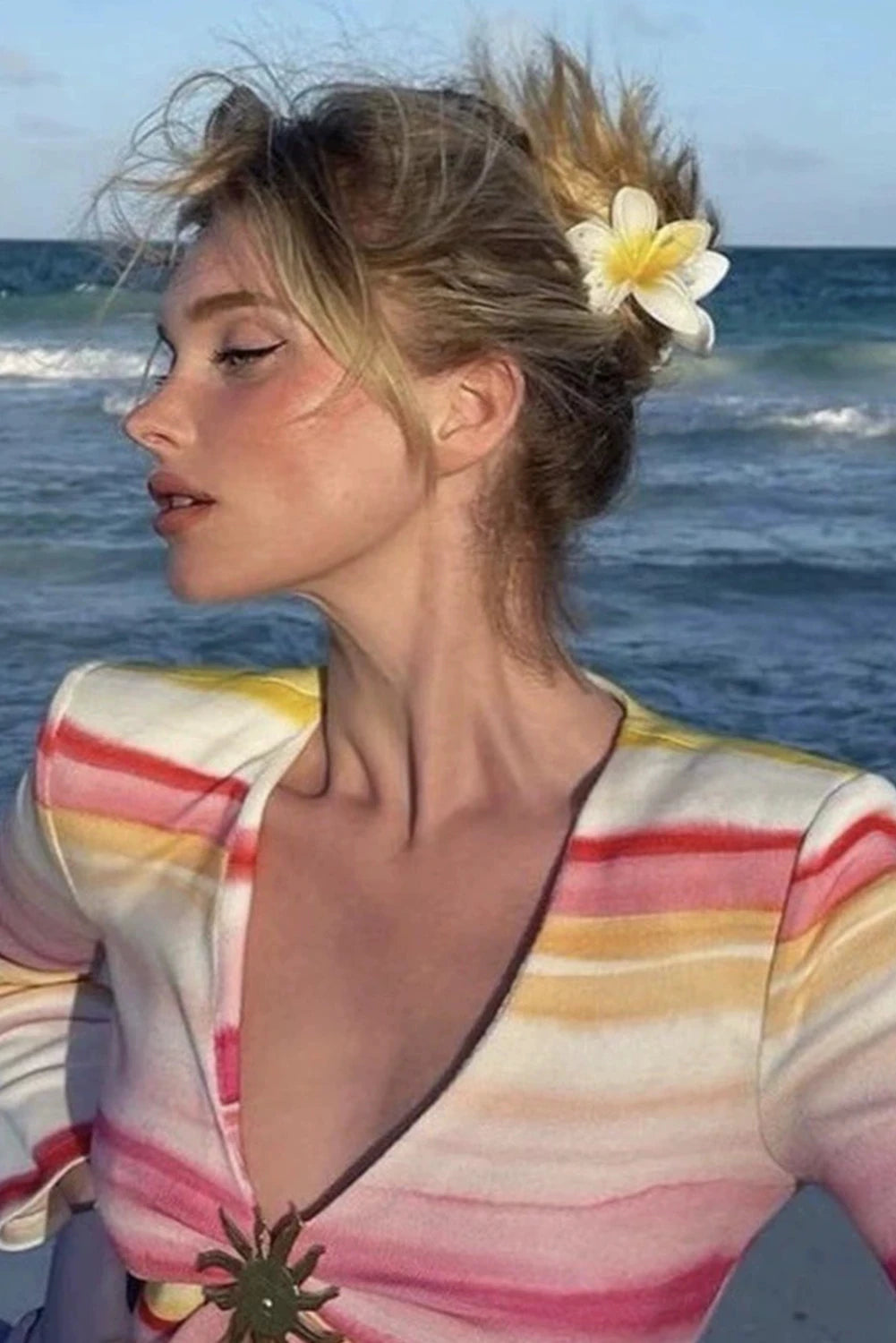 Delilah Yellow Hair Claw Clip