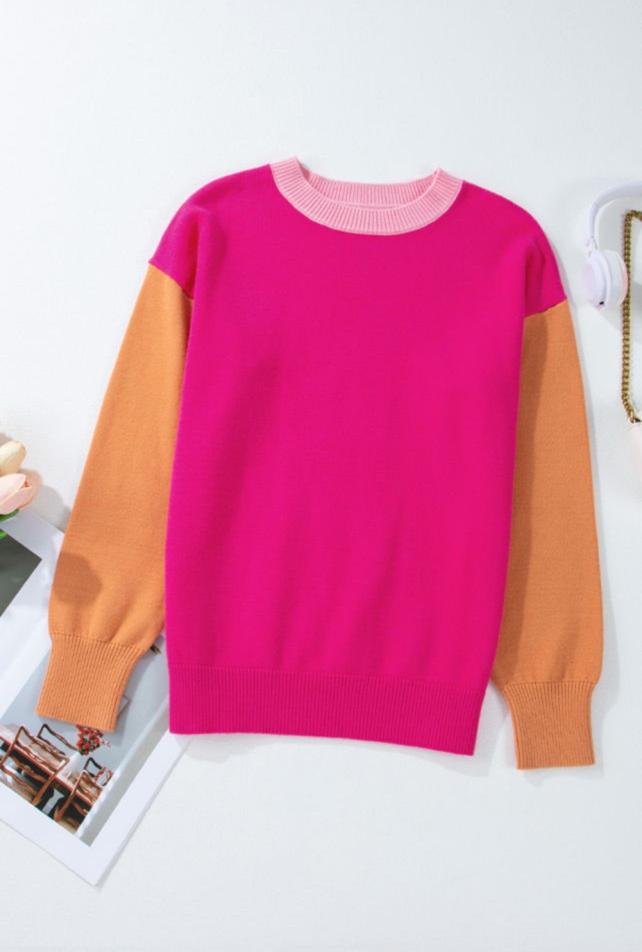 Serenity Three-tone Sweater
