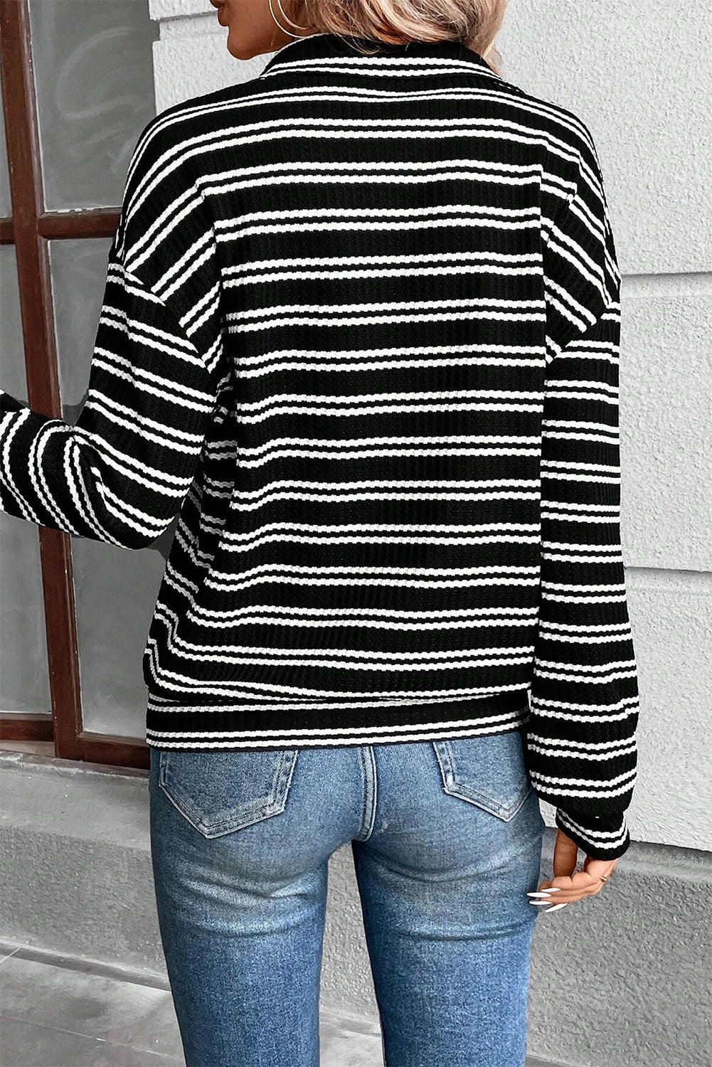 Mira Striped Long Sleeve Top