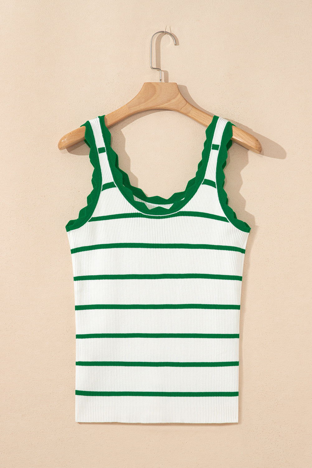 Ashleigh Green Striped Top