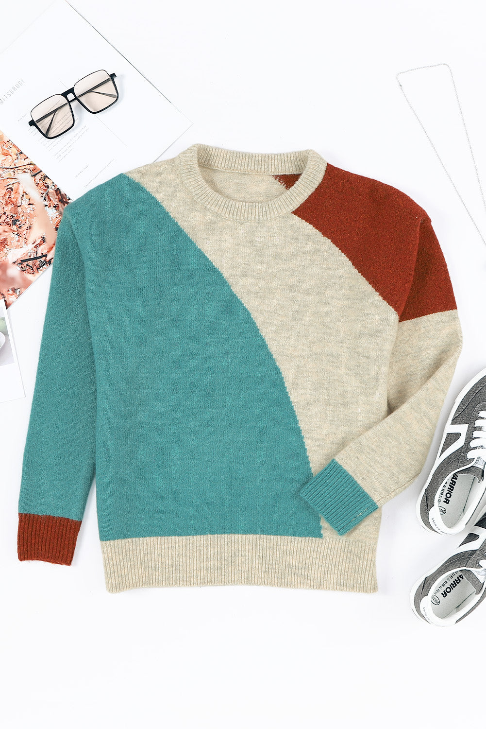 Sarabi Ribbed Trim Sweater