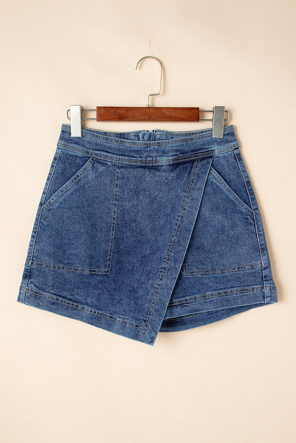 Gwynne Wrapped Denim Shorts