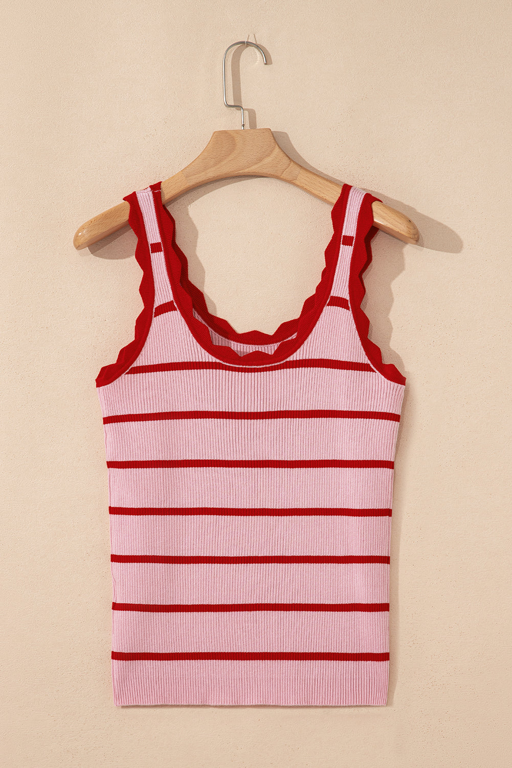 Ashleigh Red Striped Top