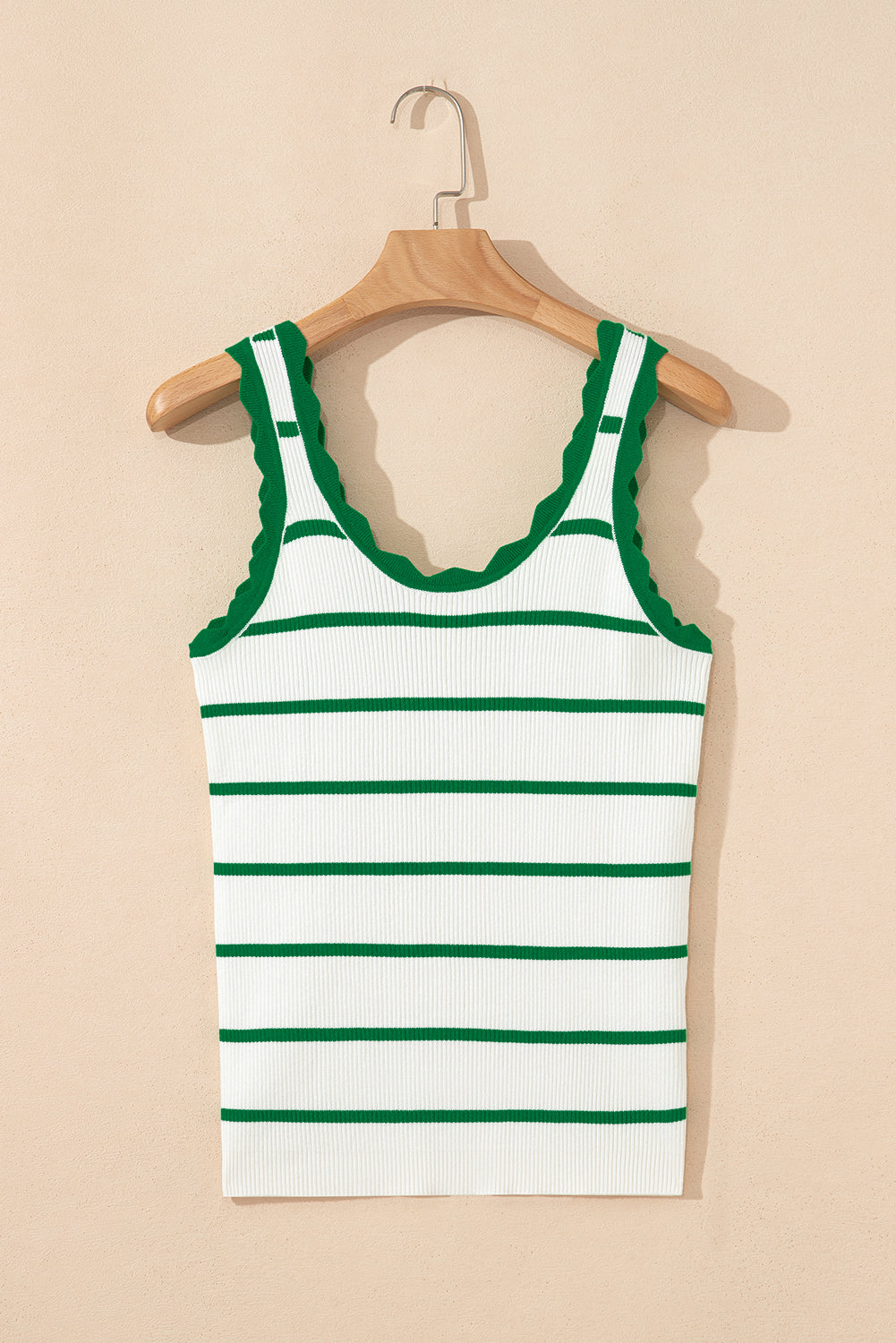 Ashleigh Green Striped Top