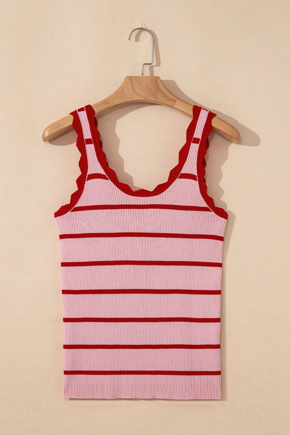 Ashleigh Red Striped Top