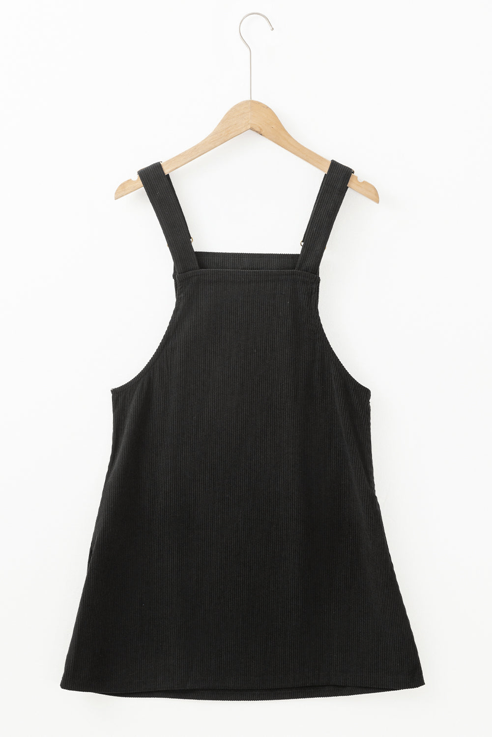 Isabella Black Corduroy Overall Dress