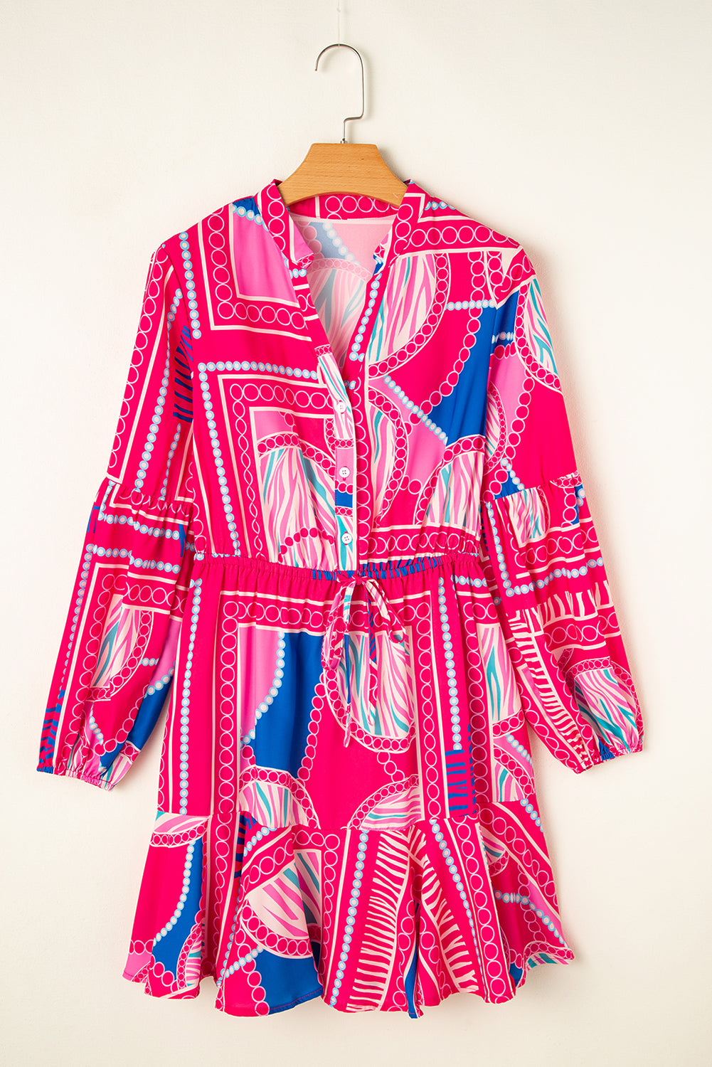 Arabelle Abstract Short Dress