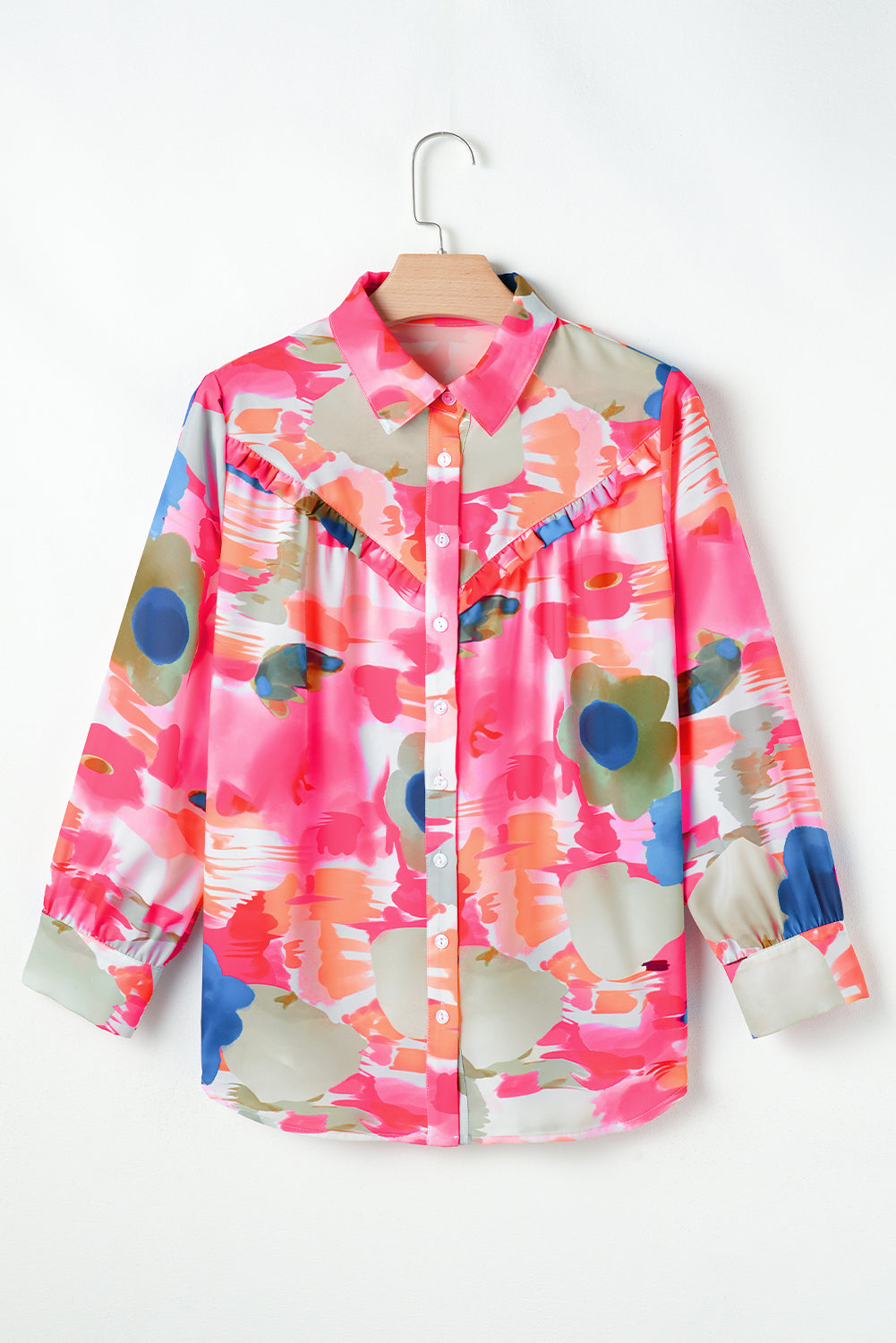 Penny Abstract Long Sleeve Shirt
