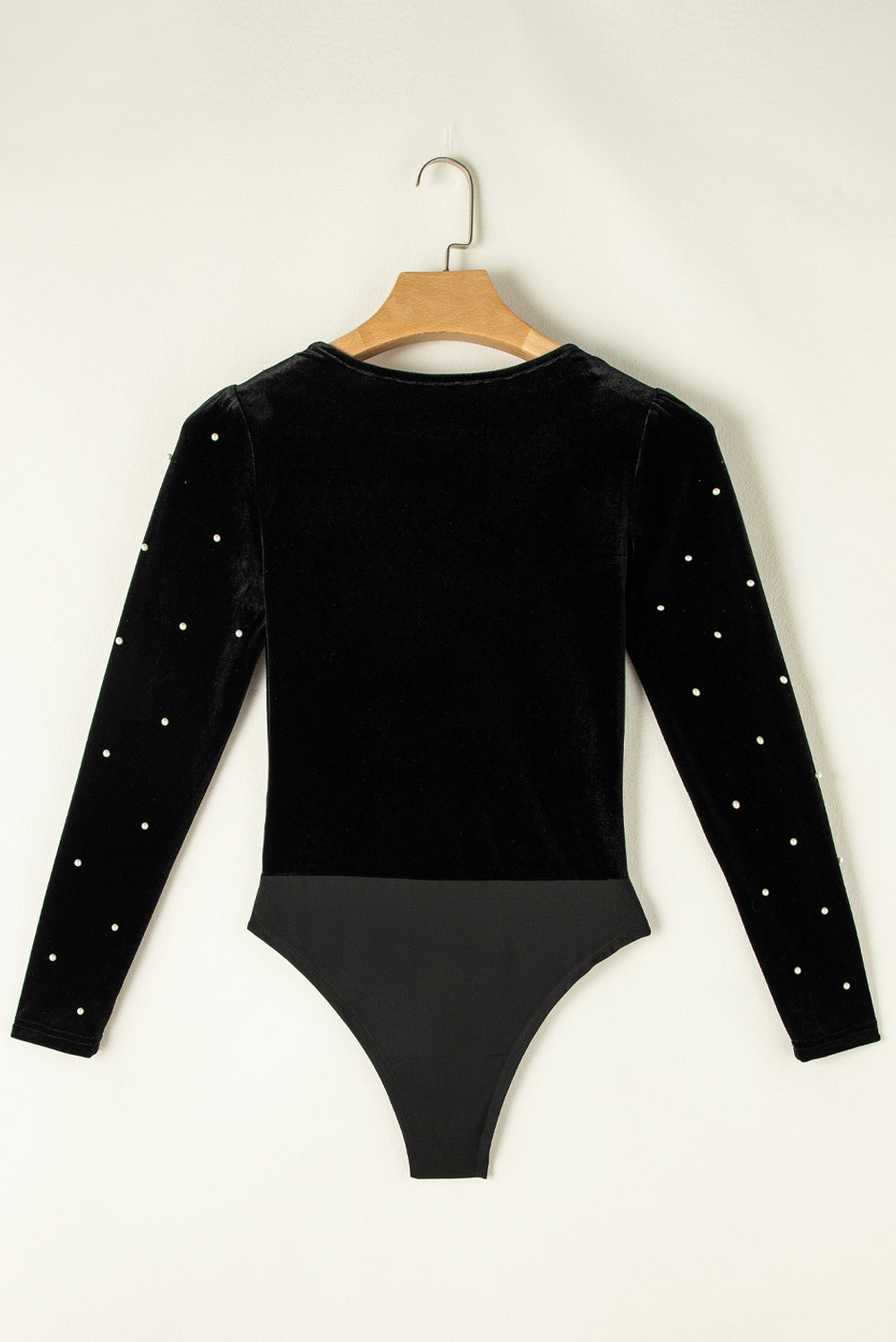 Mia Black Beaded Bodysuit