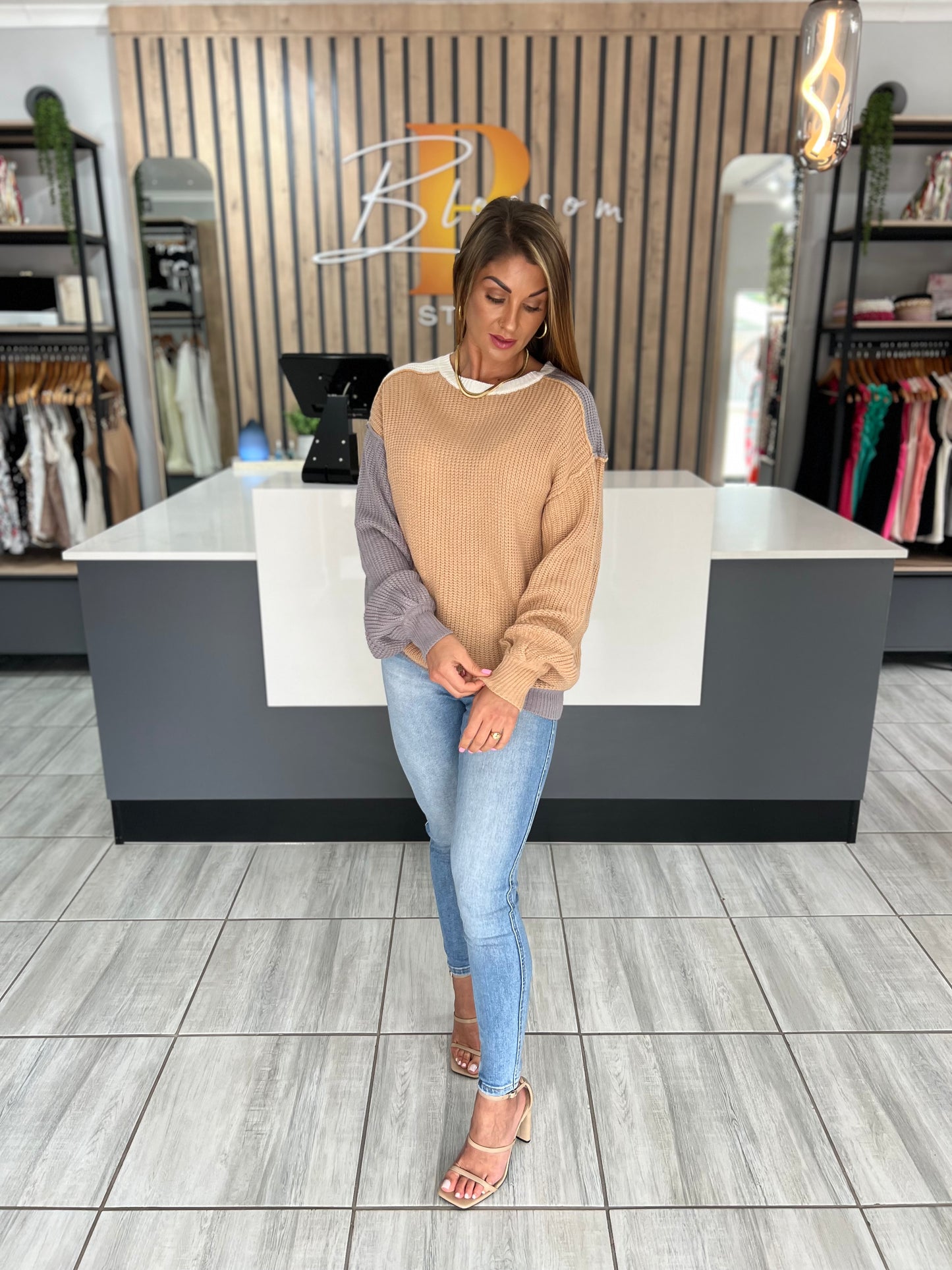 Alba Colorblock Sweater
