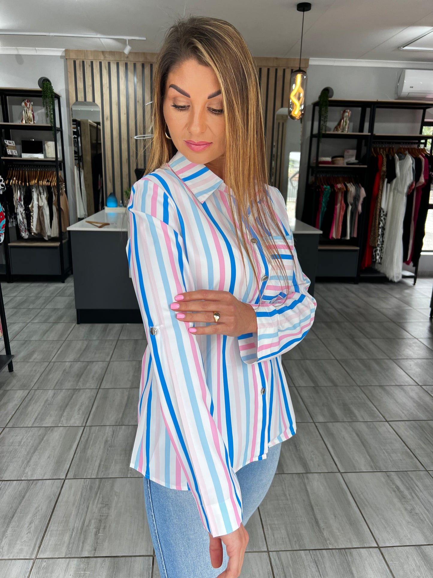 Festival Roll-Up Sleeve Shirt