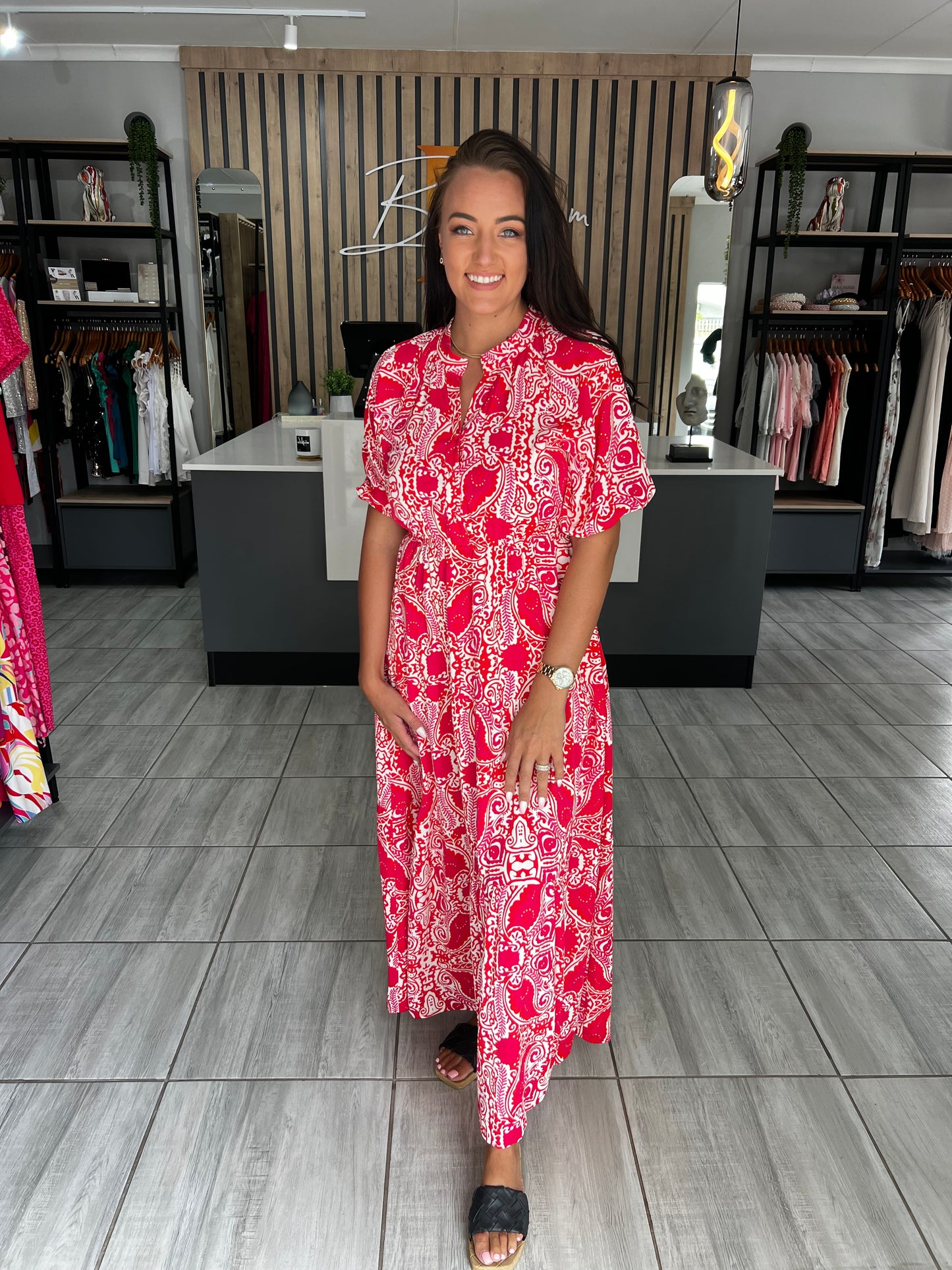 Iconic Ruby Long Dress