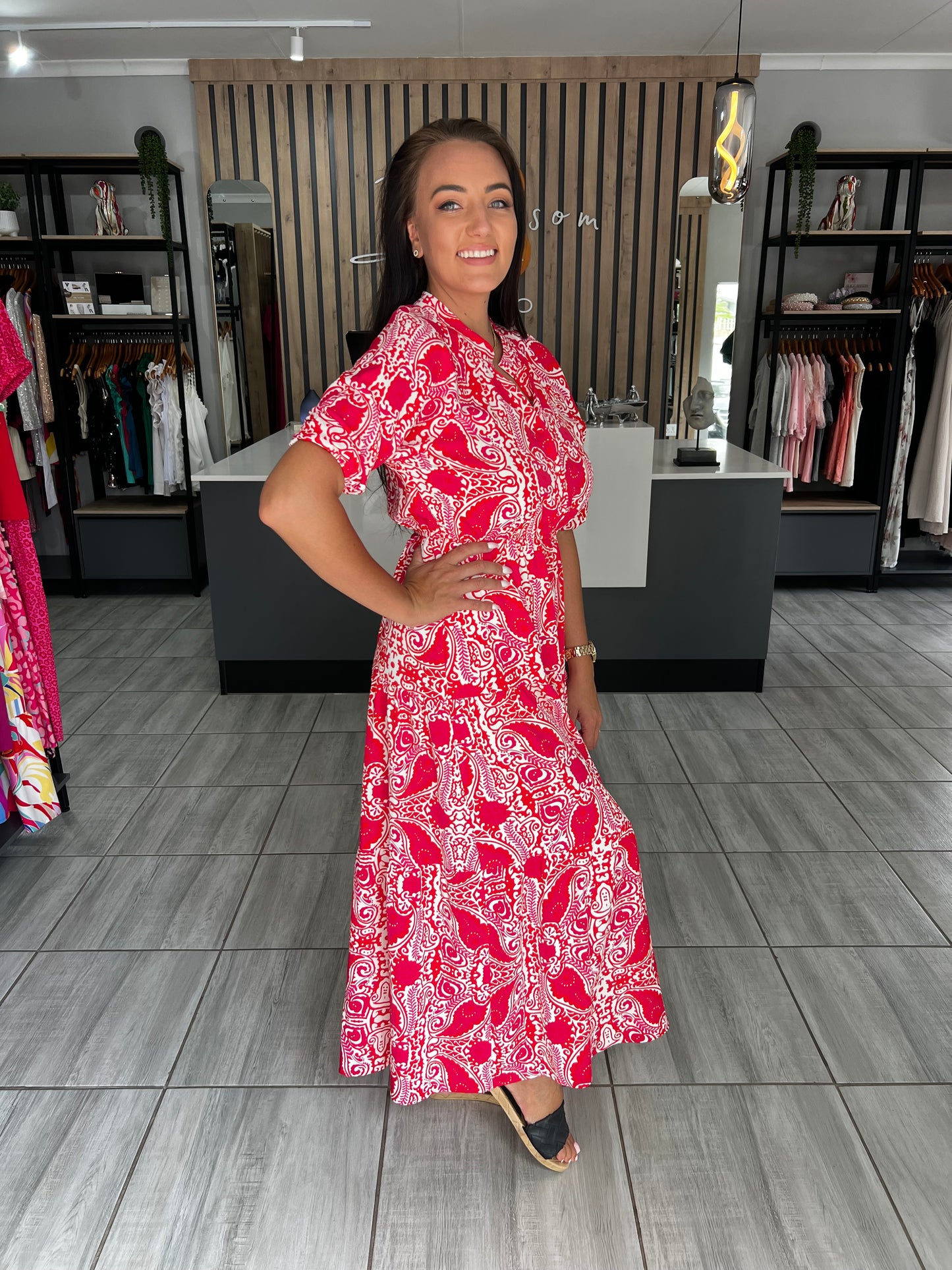 Iconic Ruby Long Dress