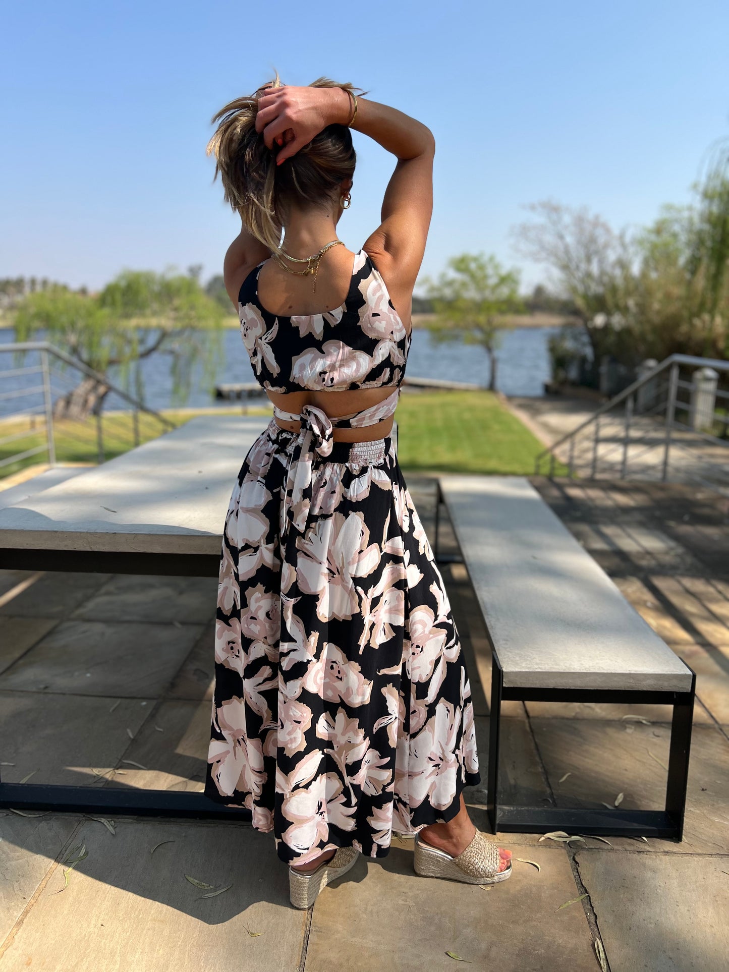 Electra Cutout Midi Dress