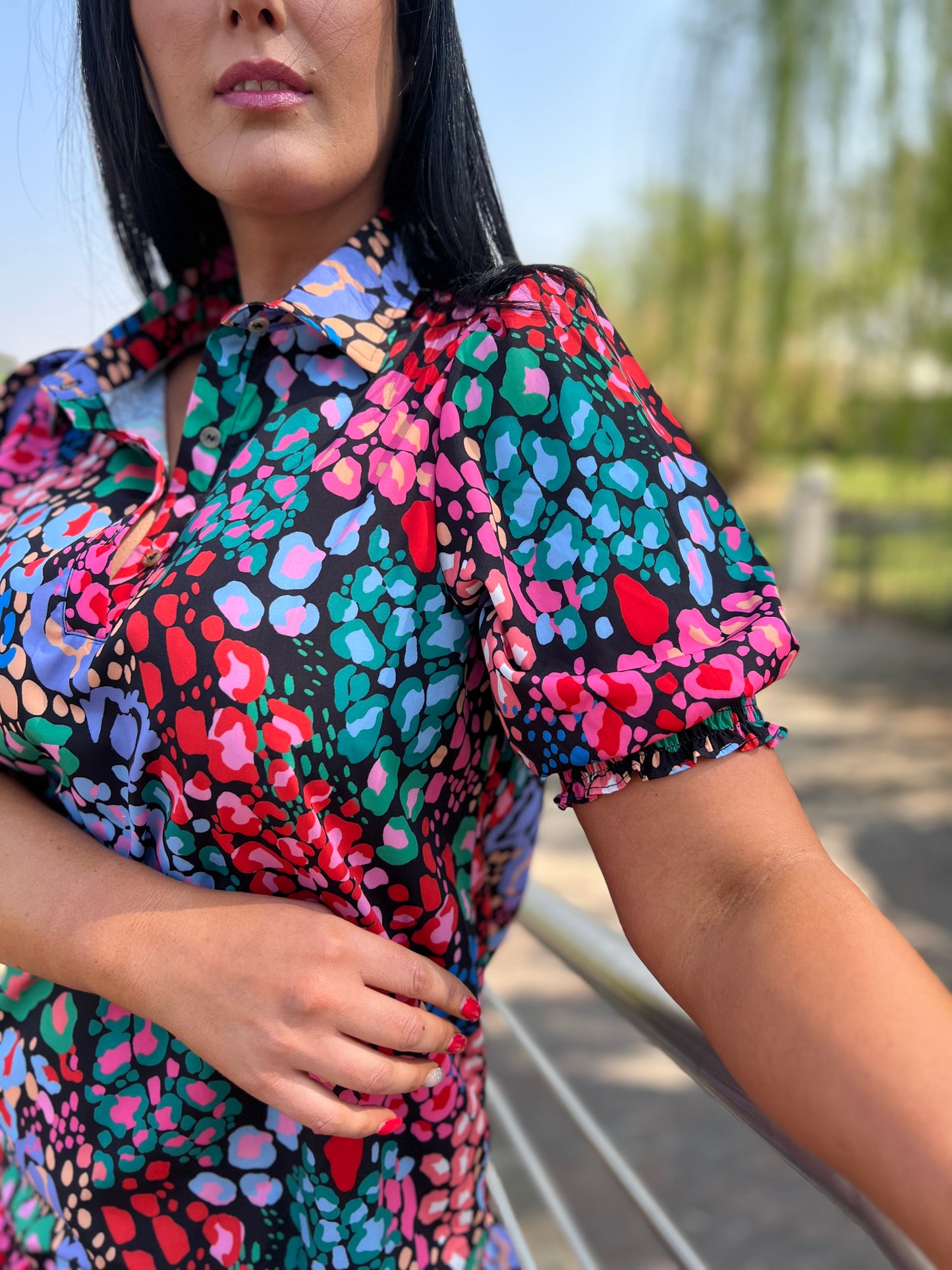 Aqua Short Dress