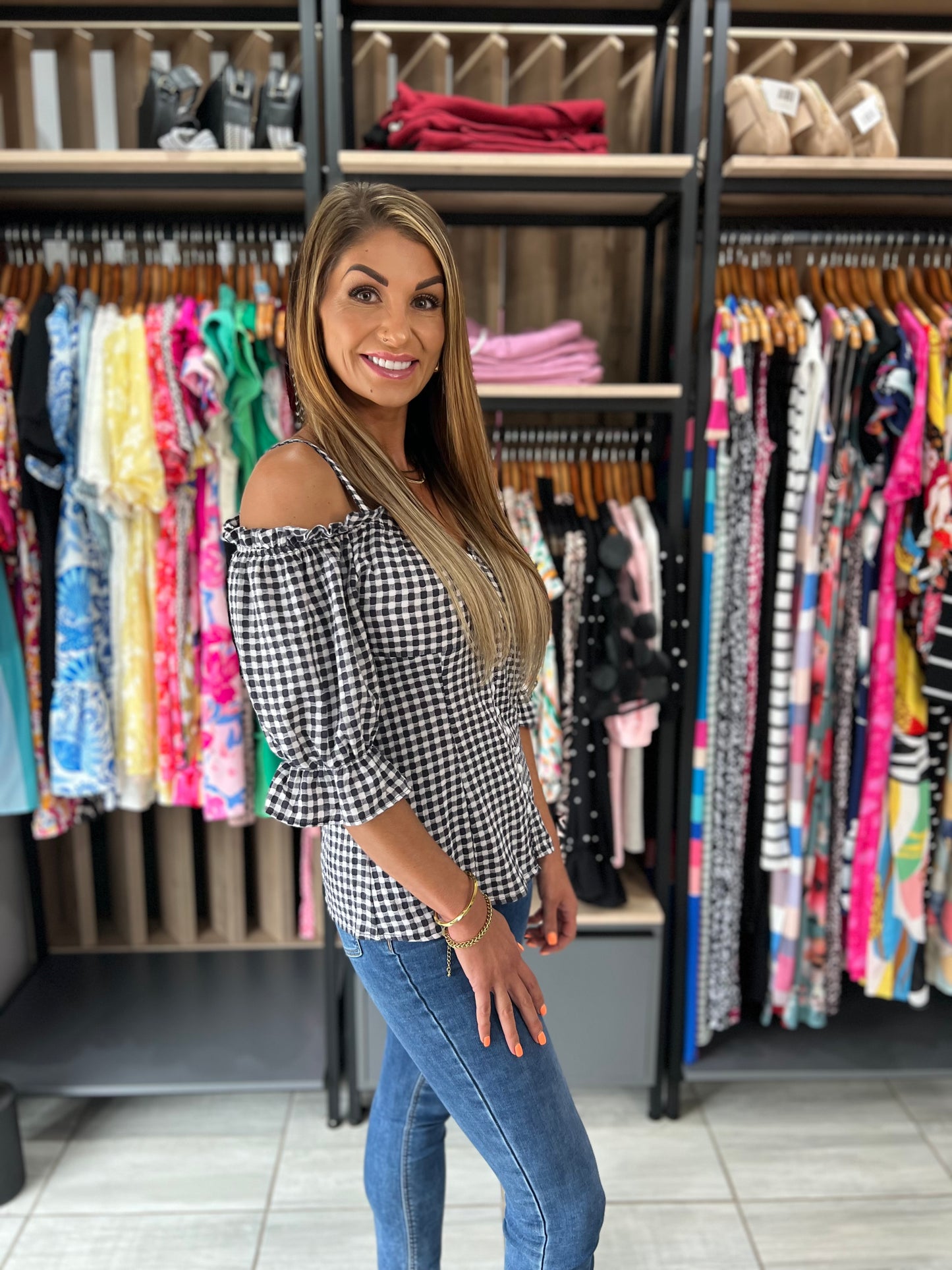 Buffalo Check Blouse