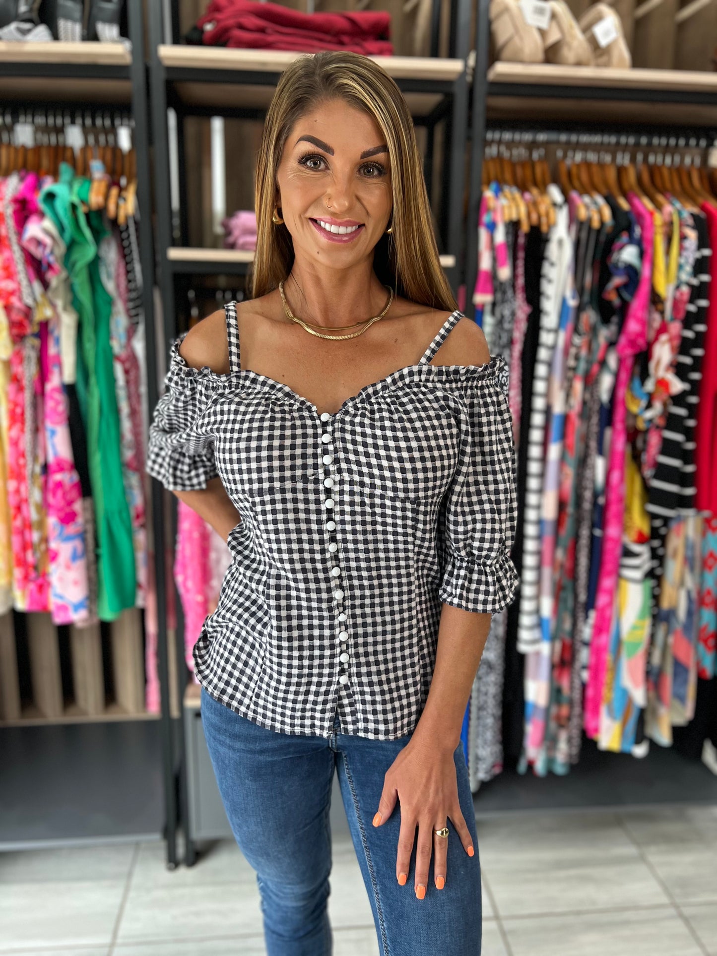 Buffalo Check Blouse