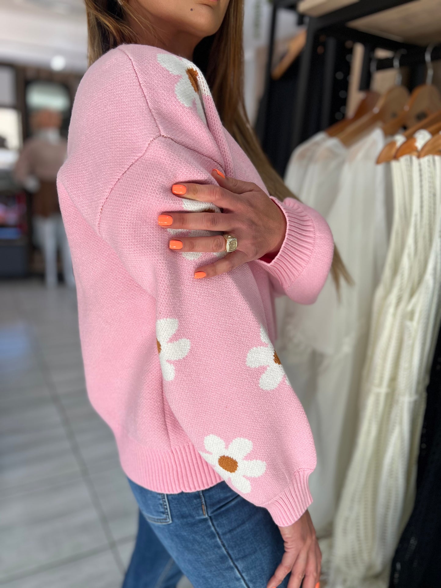 Anemone Pattern Sweater