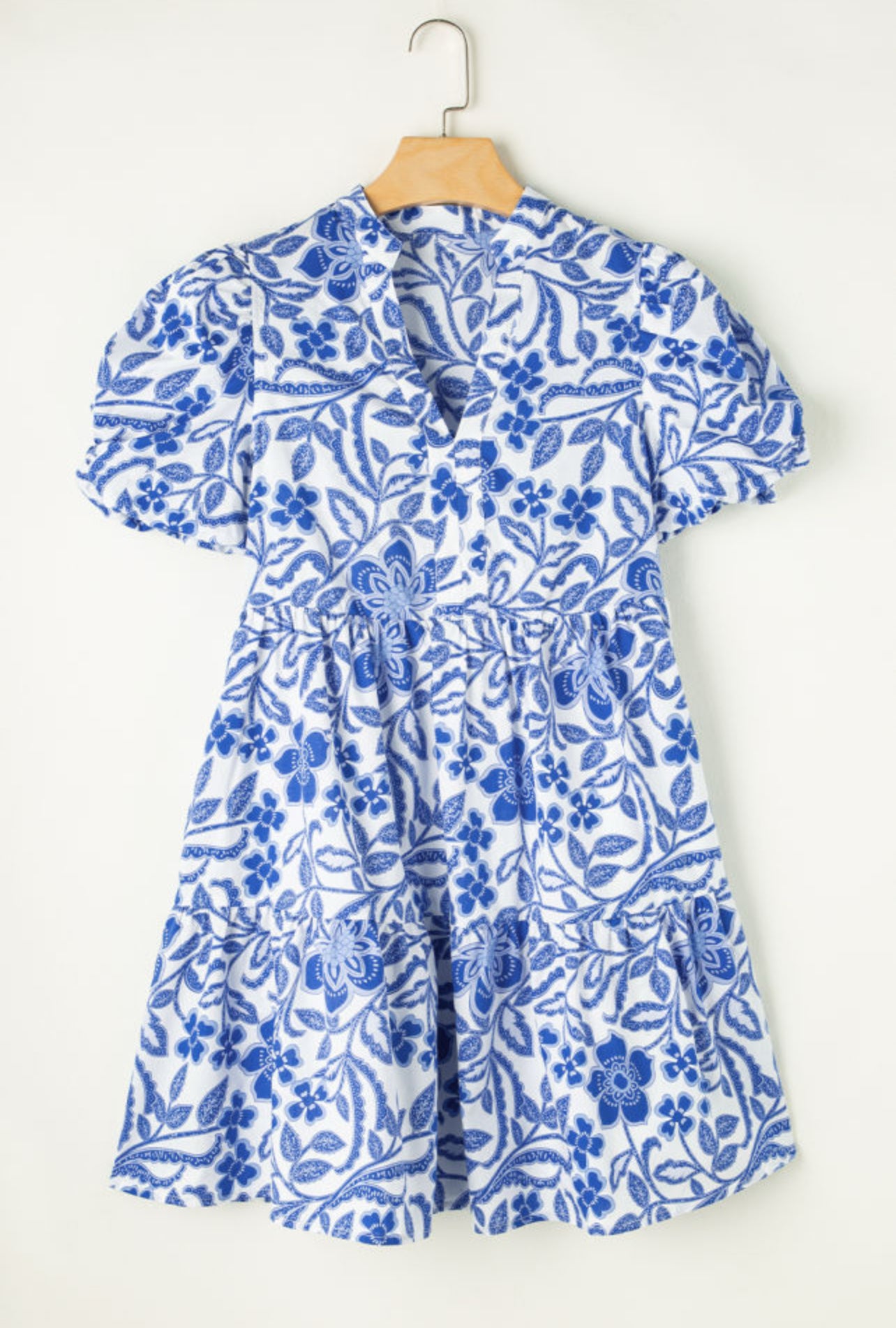 Blue Iris Short Dress
