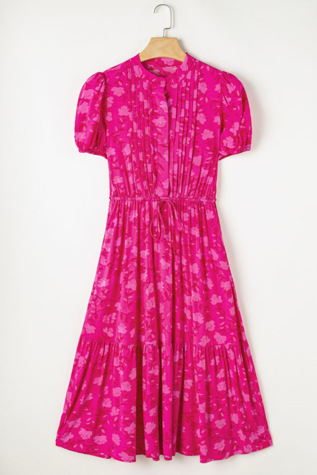 Cherry Blossom Pink Midi Dress