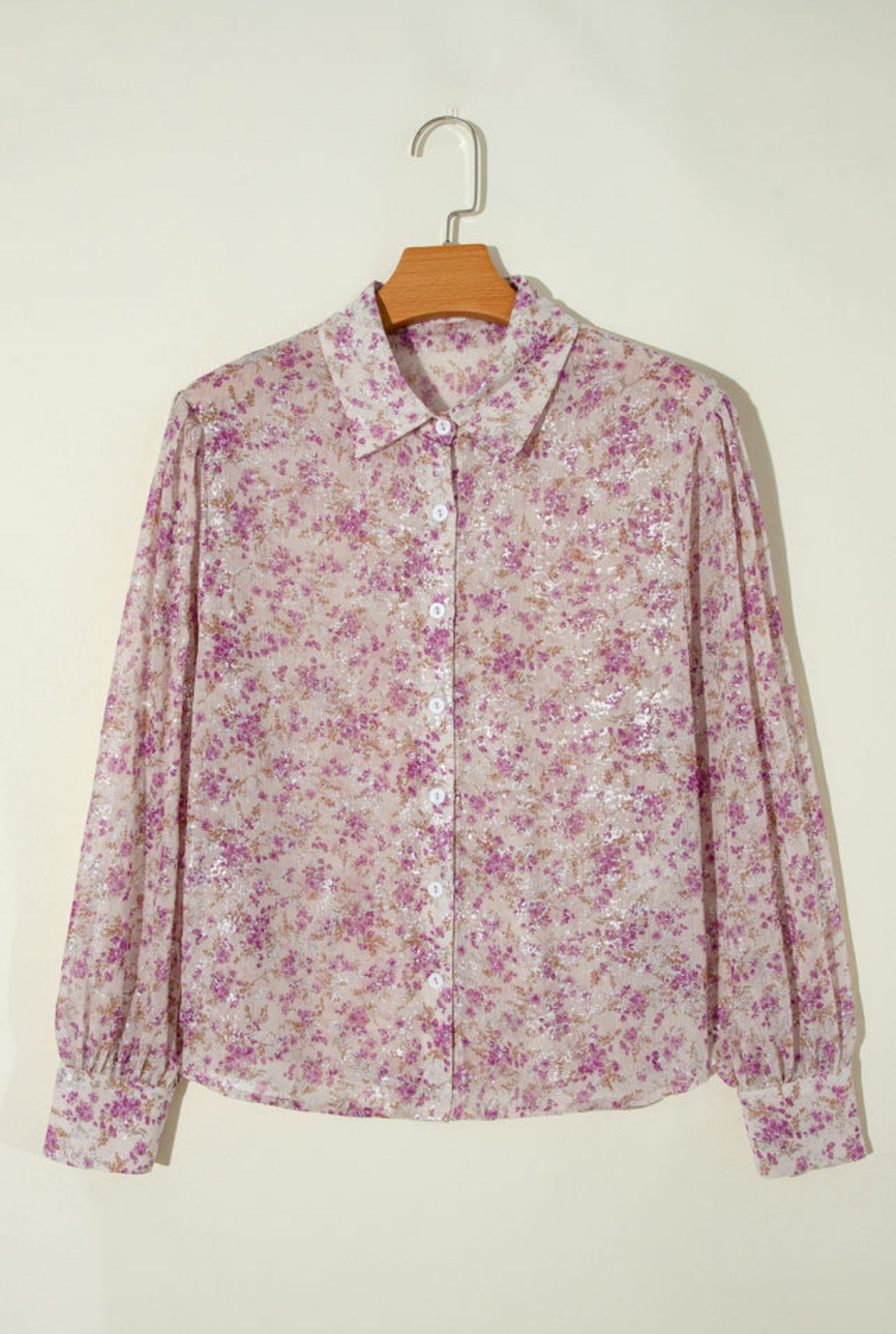 Flaming Floral Print Shirt
