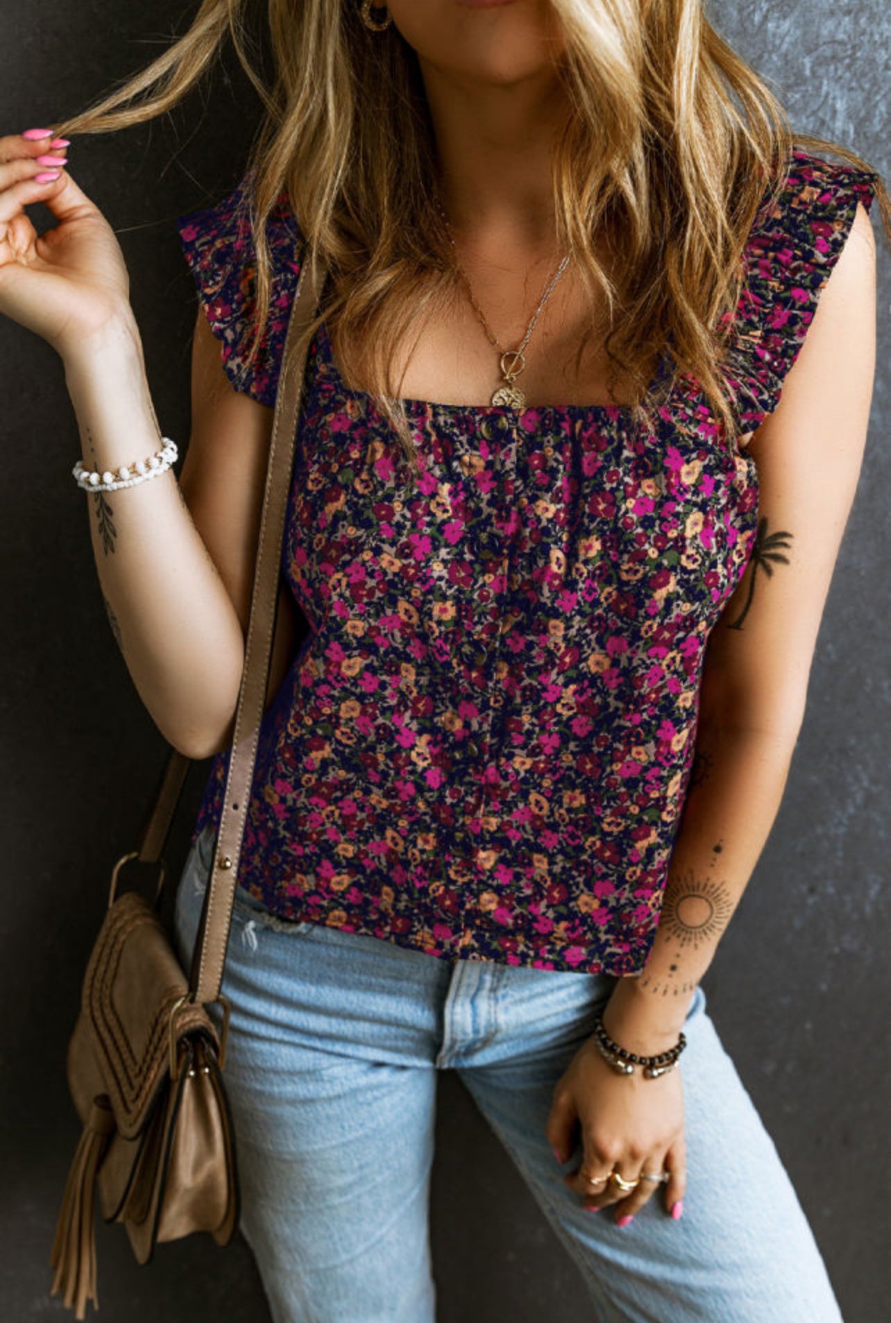 Rosie Boho Floral Top