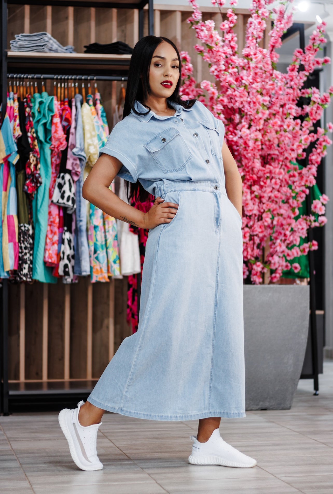 Cerulean Denim Dress