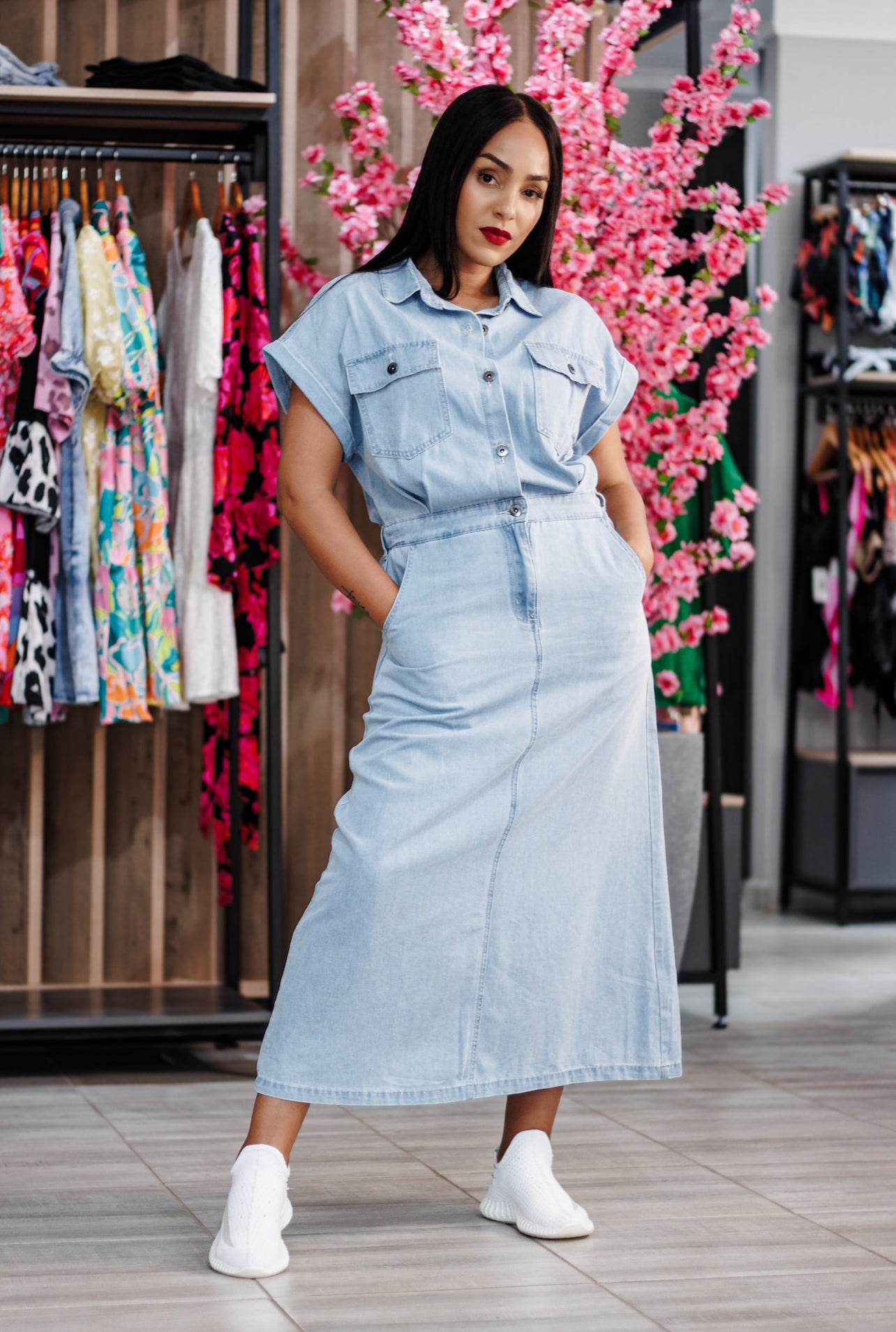 Cerulean Denim Dress