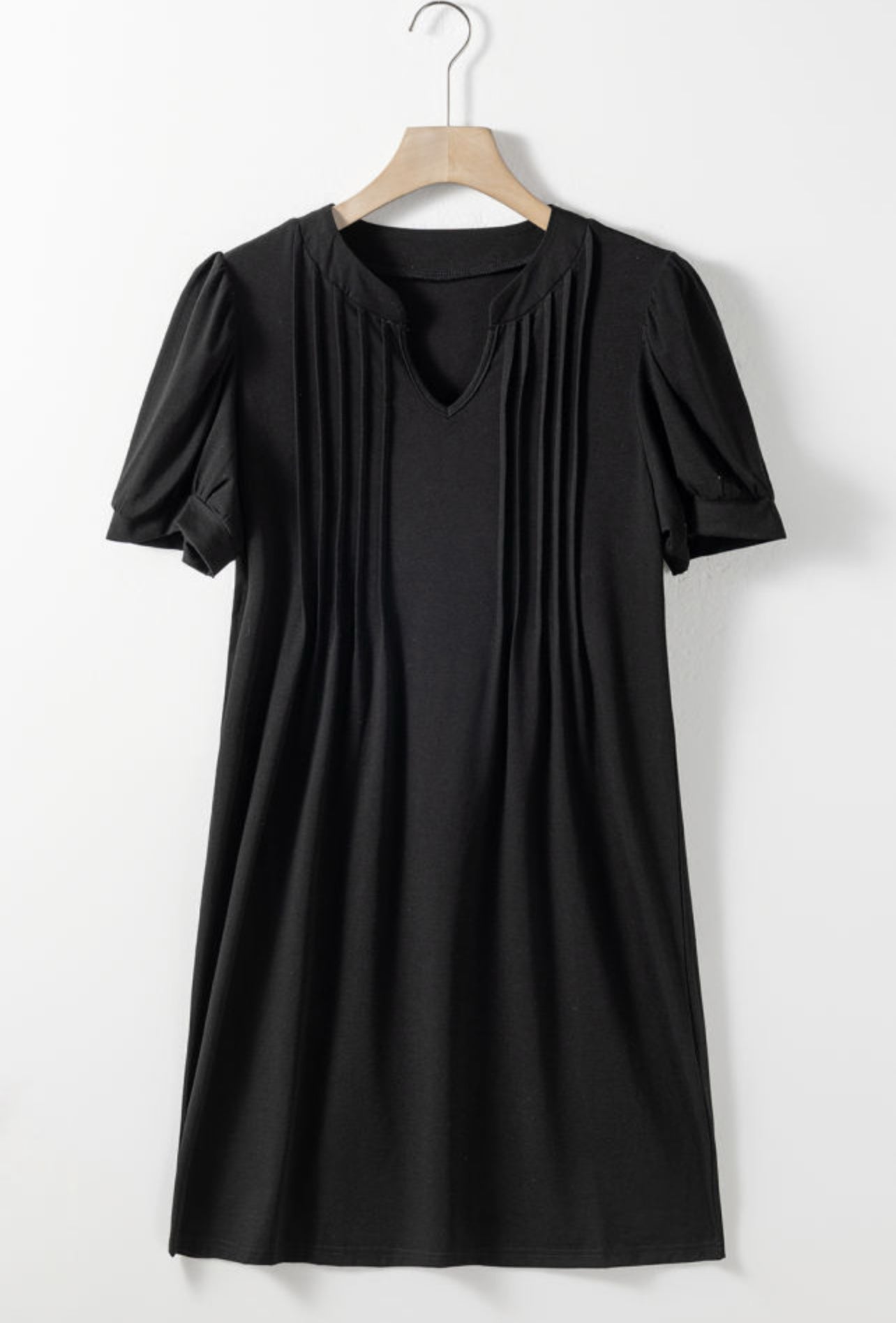 Luna Black Short Dress