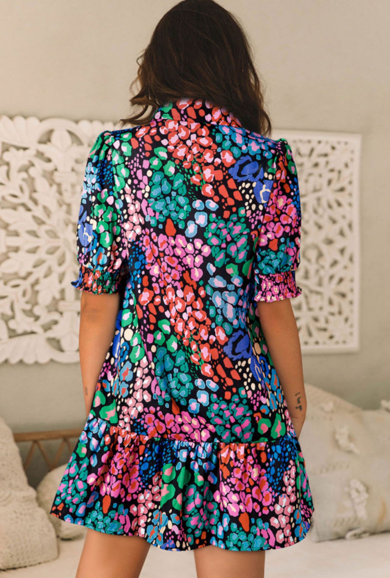 Aqua Short Dress
