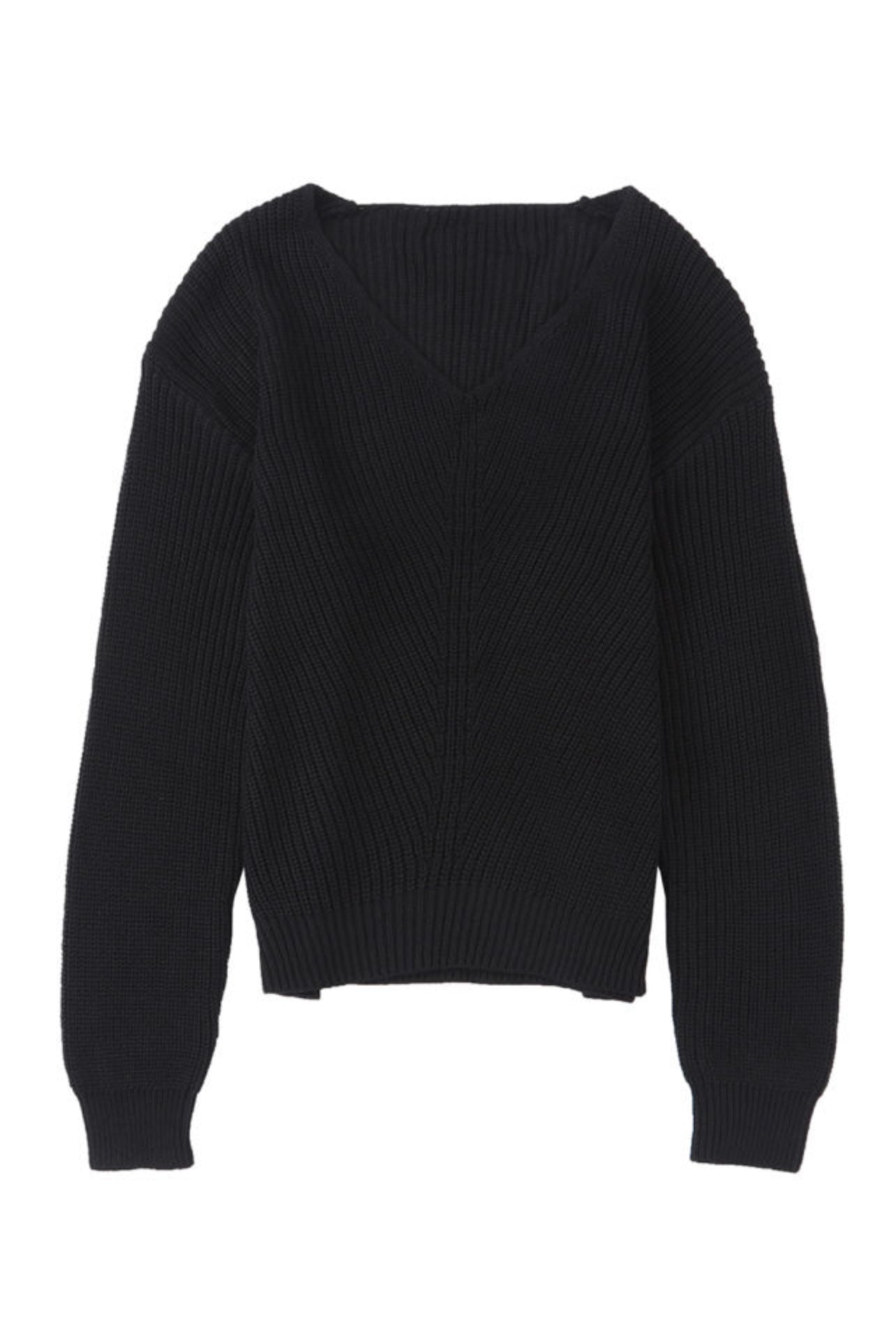Ziva Black Knitted Sweater