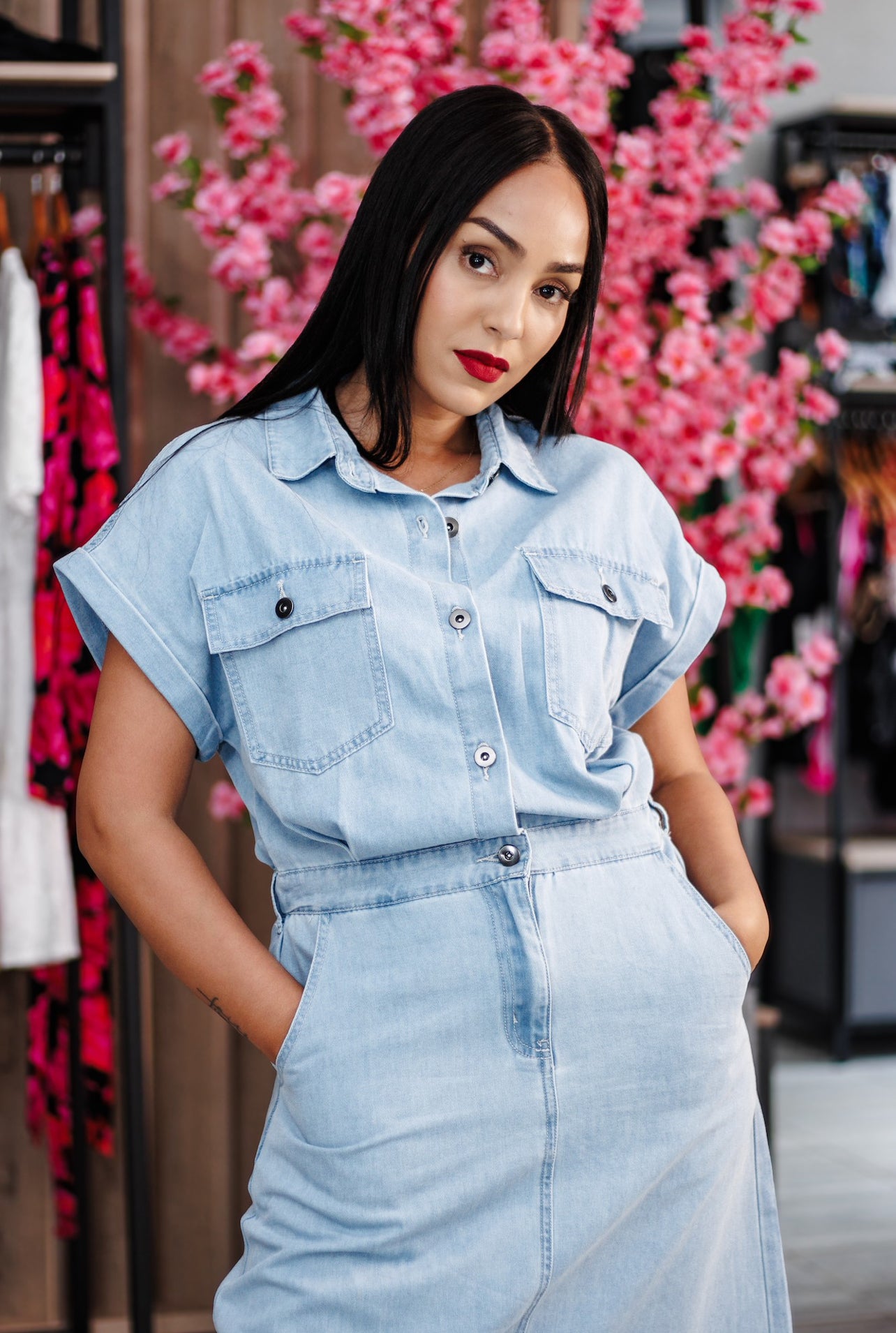 Cerulean Denim Dress
