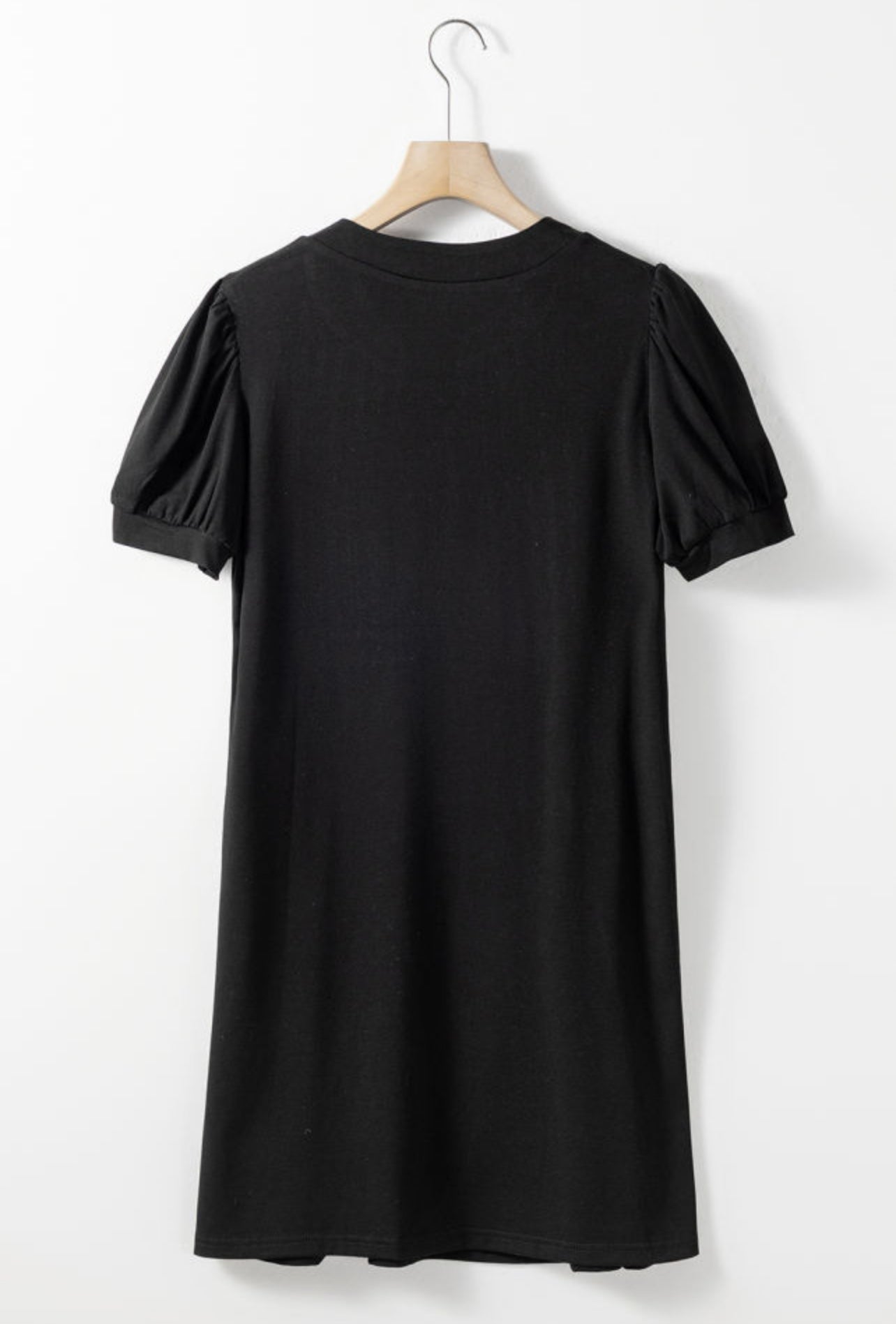 Luna Black Short Dress