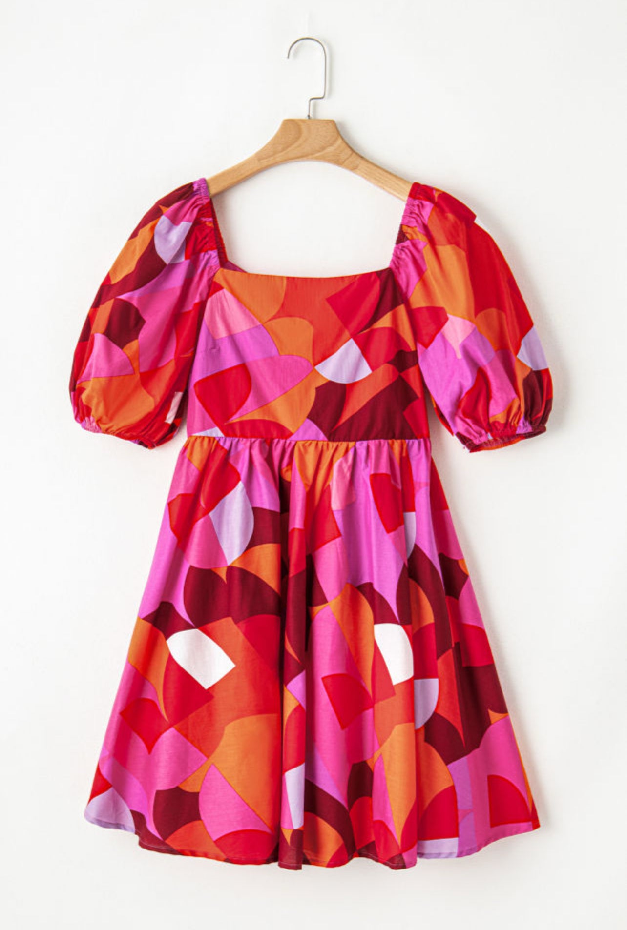 Ivy Puff Sleeve Short Dress