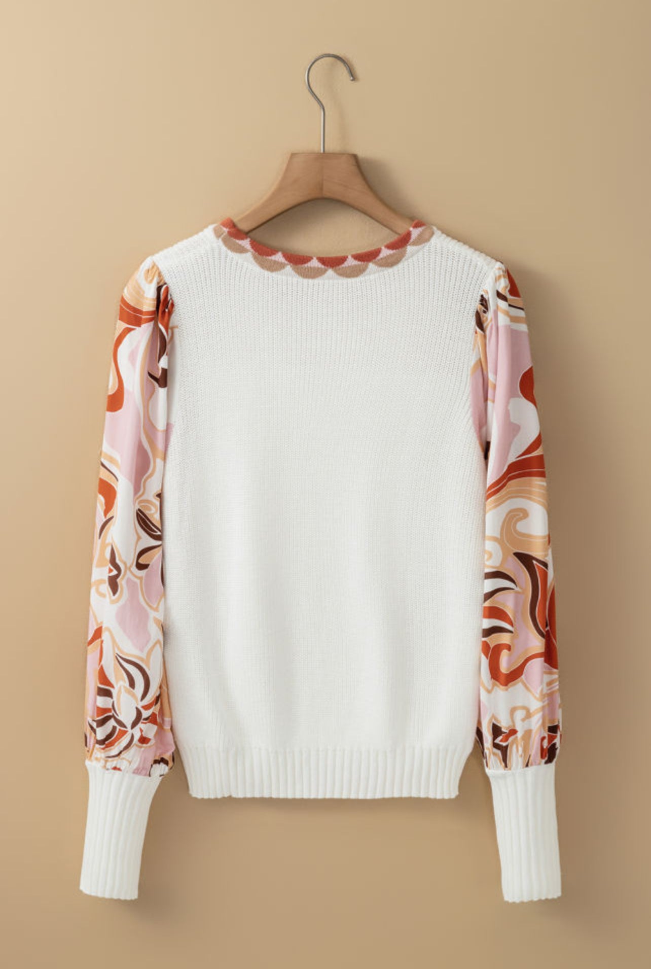 Brisa Floral Sleeve Sweater