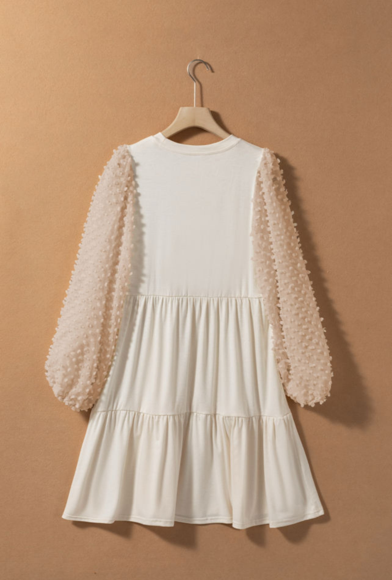 Kasha Beige Short Dress