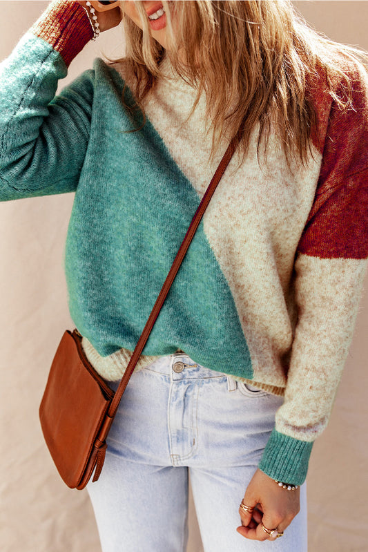 Sarabi Ribbed Trim Sweater
