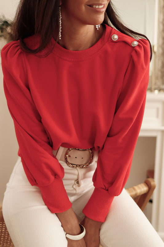 Phoenix Button Tab Sweatshirt