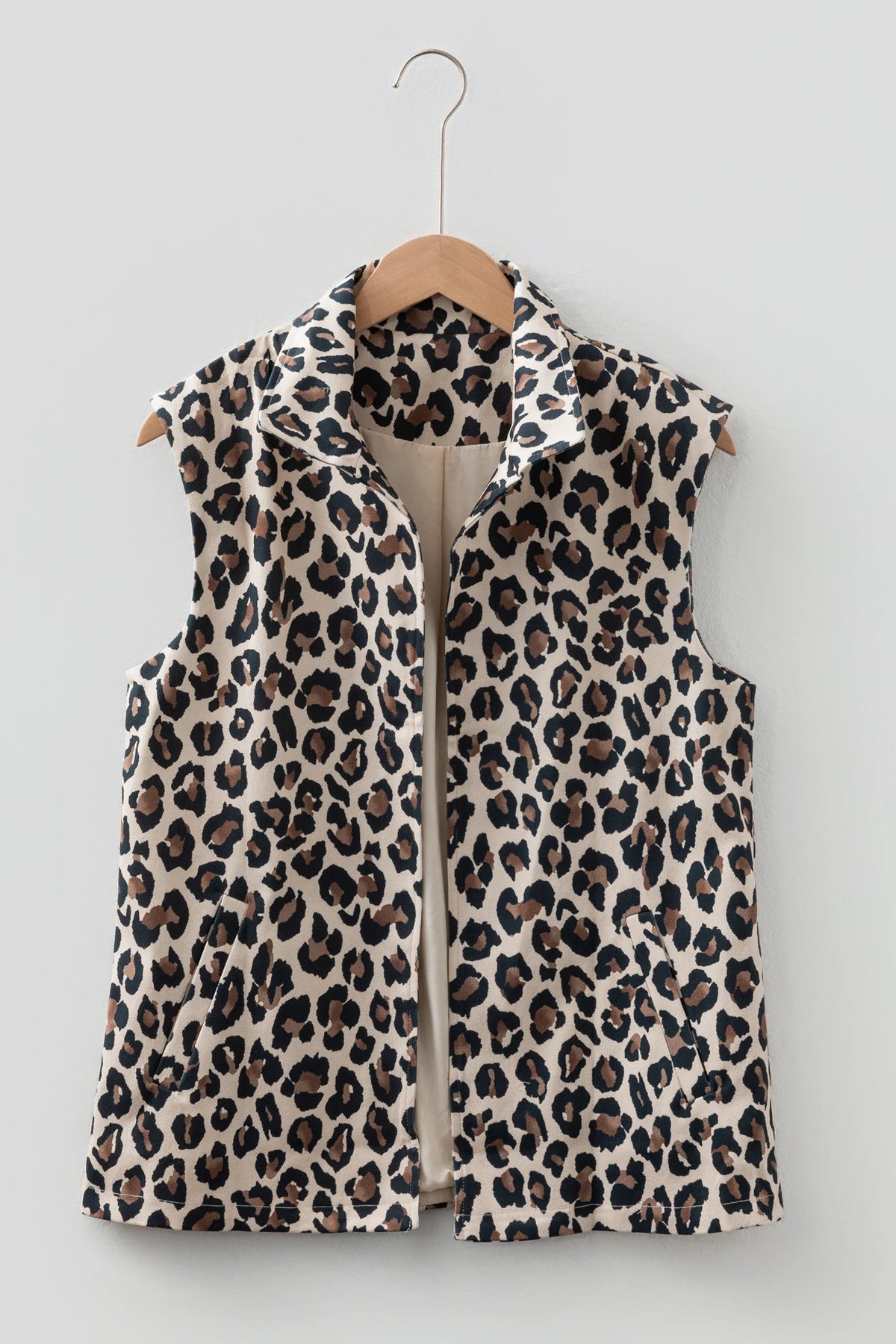 Weekend Wanderer Brown Leopard Vest