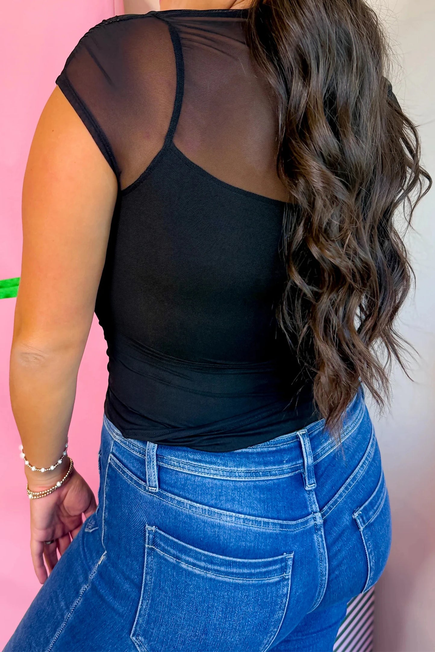 Elegance Sheer Panel Top