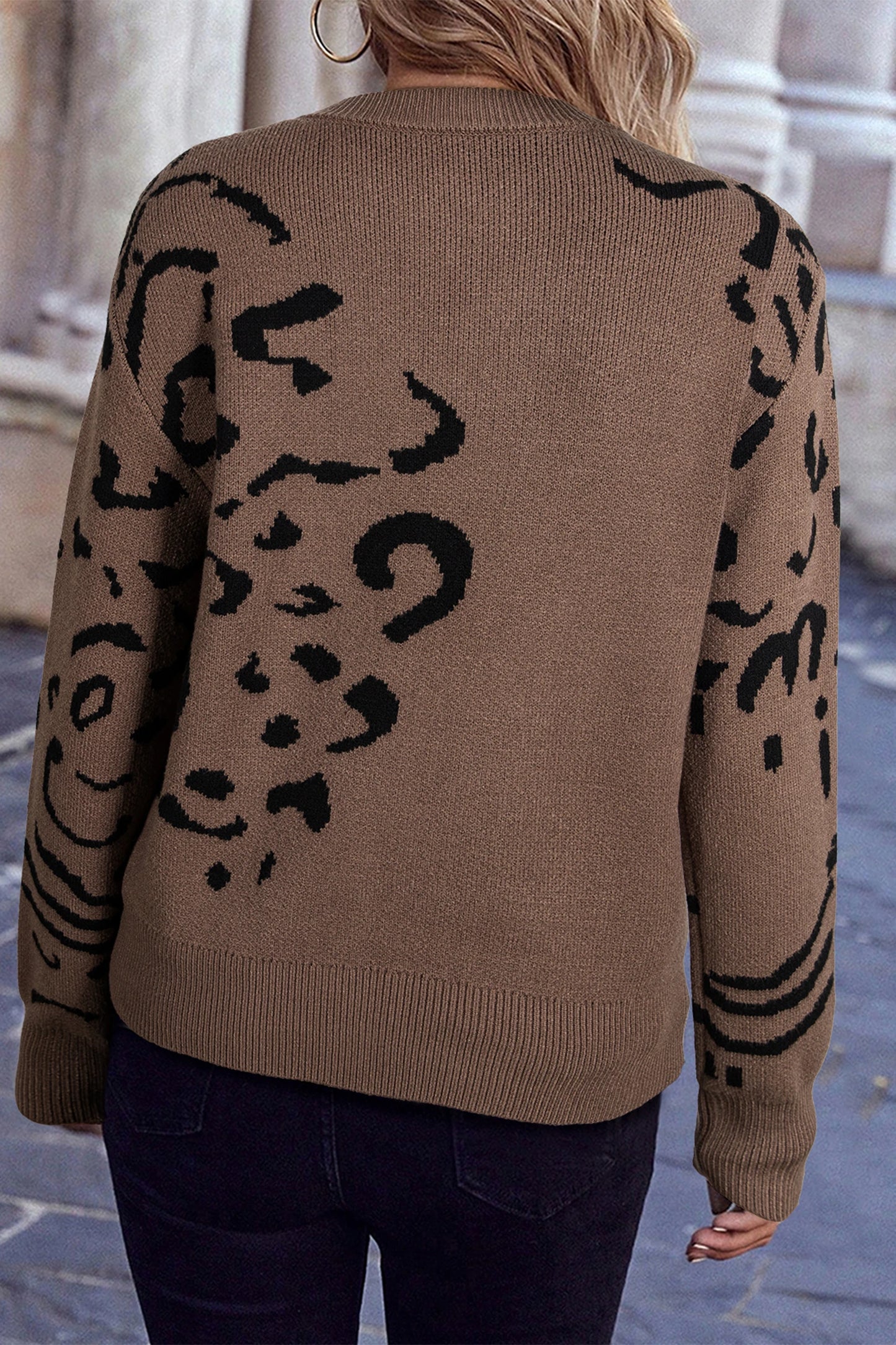 Leopard Latte Sweater