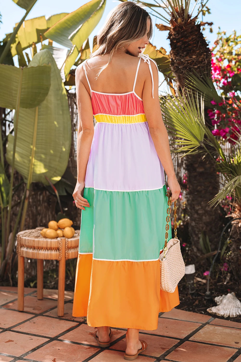 Bahama Bliss Multicolour Pocketed Maxi Dress