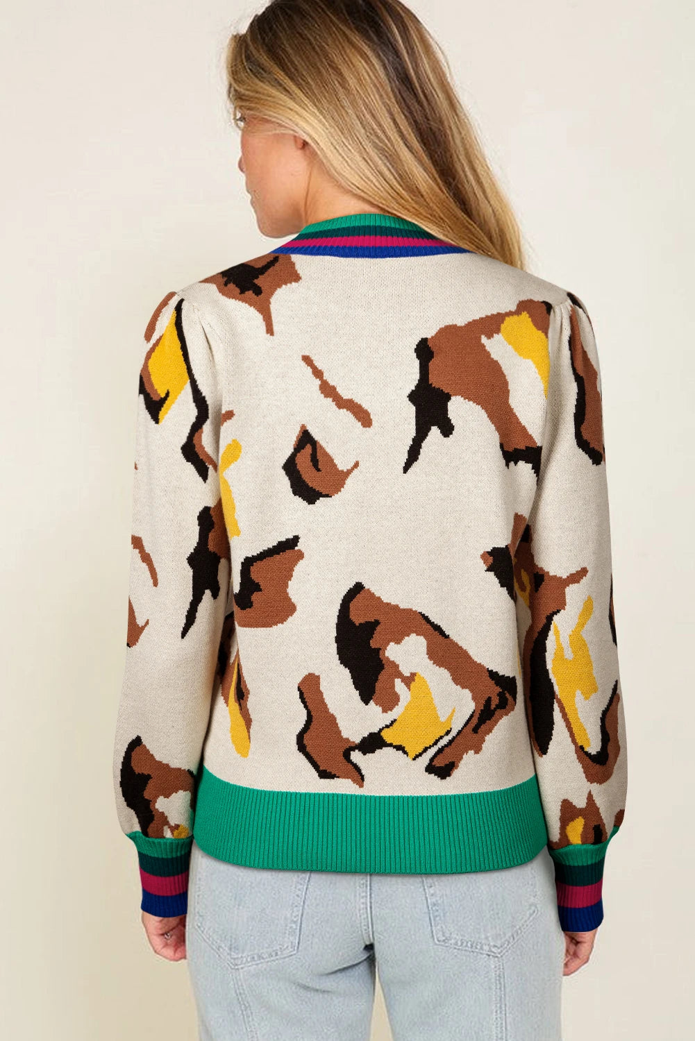 Tessa Animal Pattern Sweater