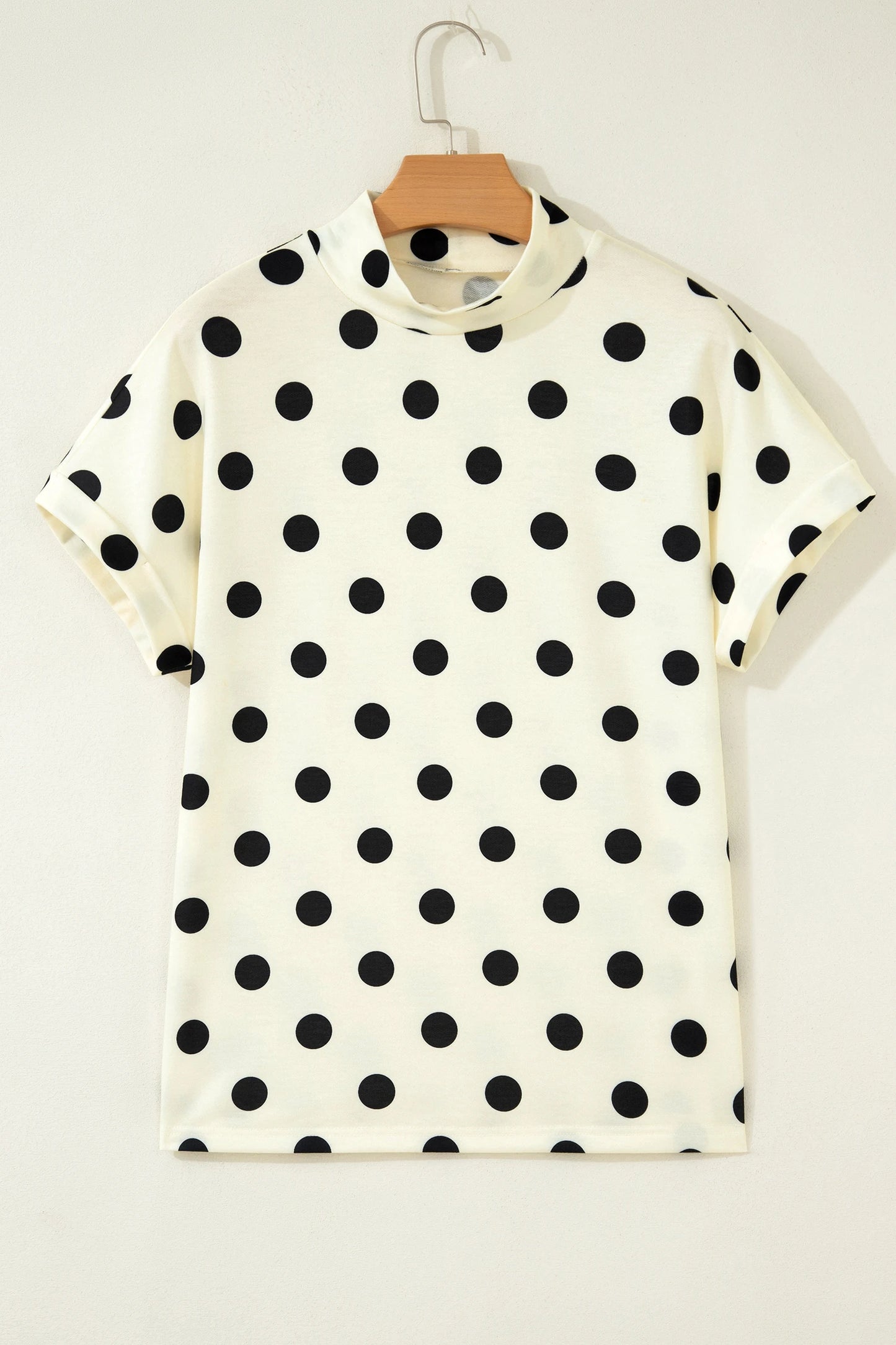 Colette Polka Dot High Neck Top