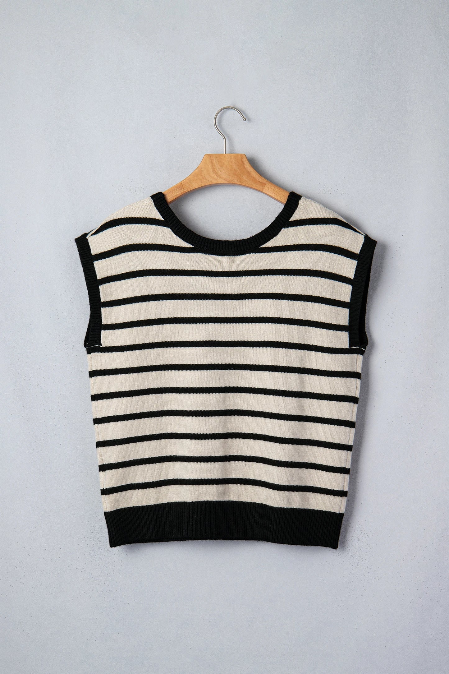 Coco Bow Applique Black Sweater Vest