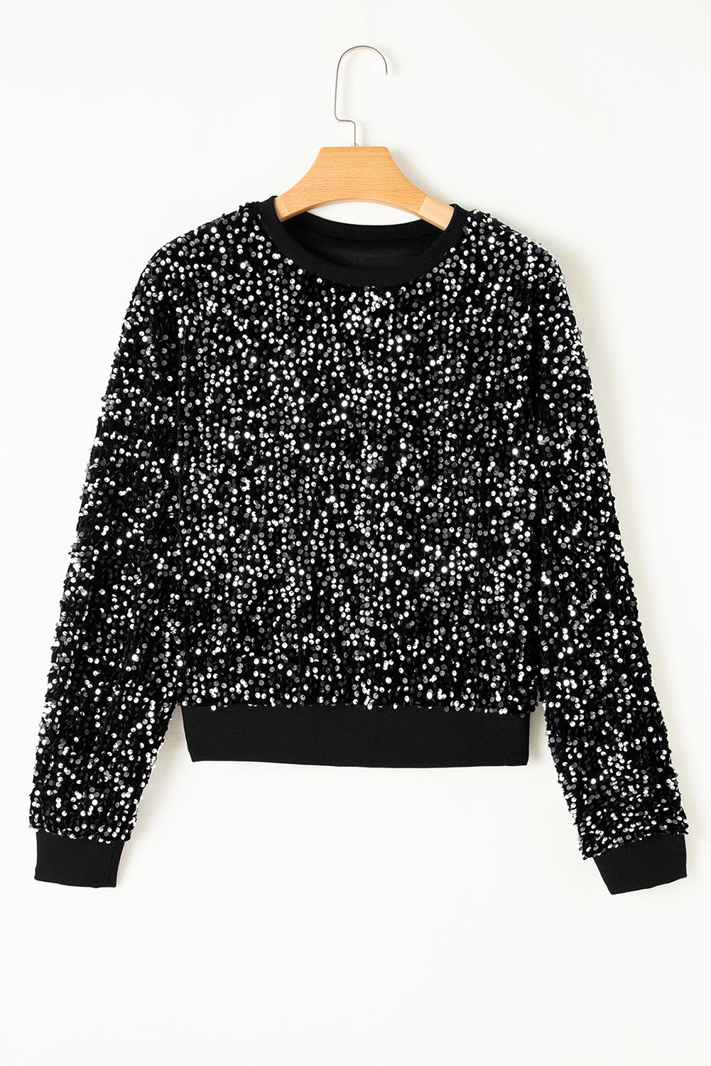 Kamila Sequined Long Sleeve Top