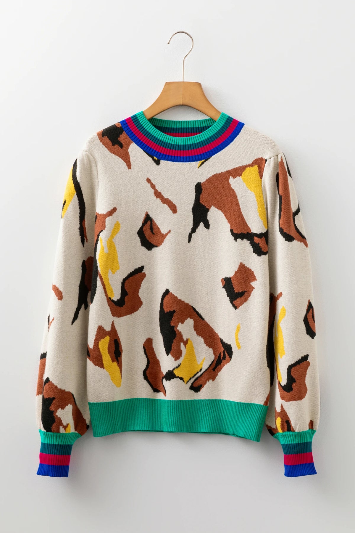 Tessa Animal Pattern Sweater