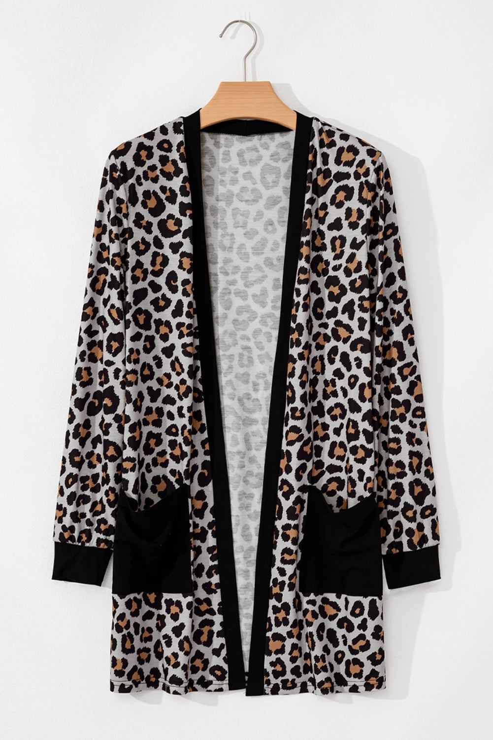 Urban Safari Patched Pocket Open Cardigan