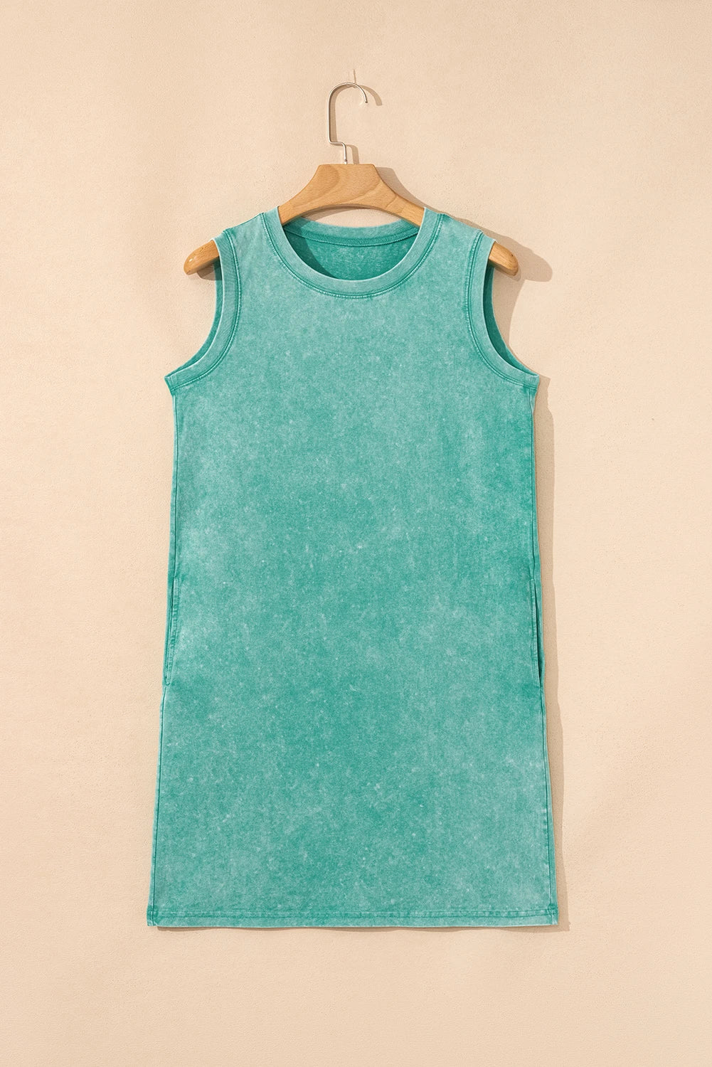 Harbour Green Wash Tank Pocketed Short Dress
