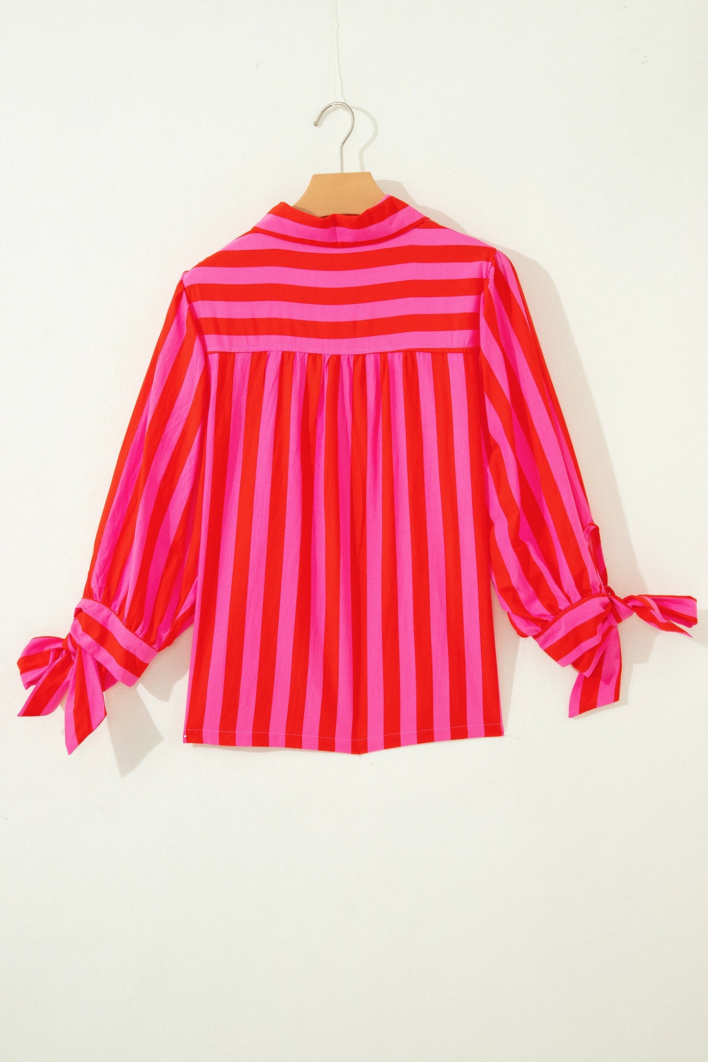 Rosalie Stripe Tie Sleeve Blouse